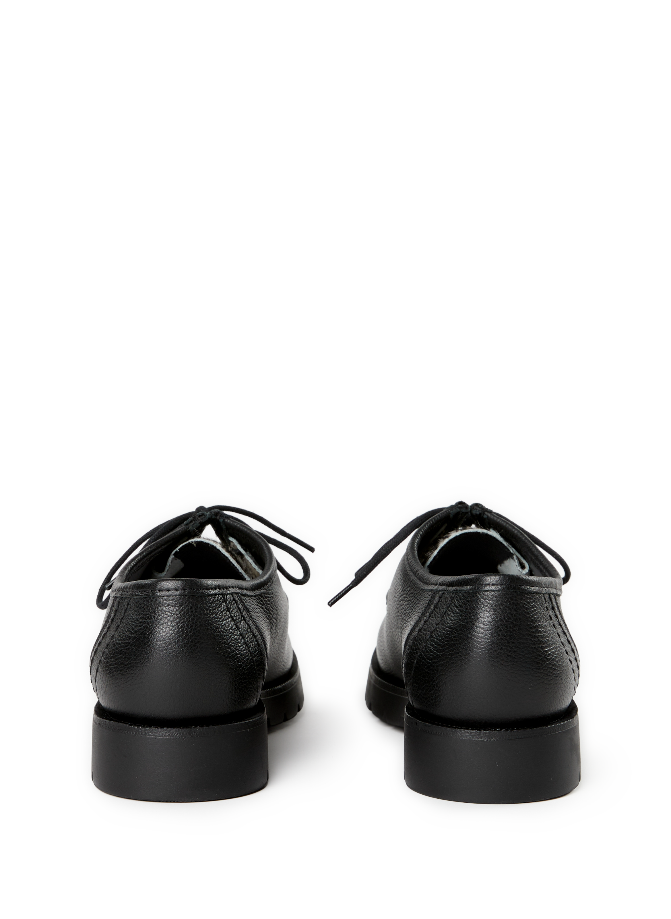 Derbies bi-matière en cuir KLEMAN Multicolore