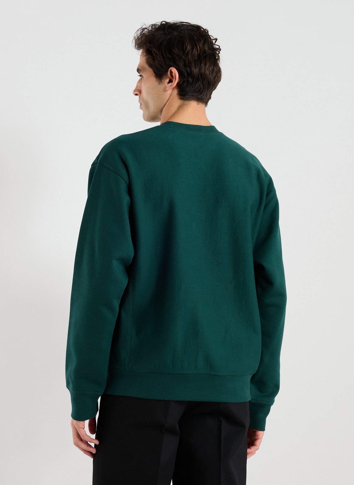 Sweatshirt ample en coton mélangé CARHARTT WIP Vert