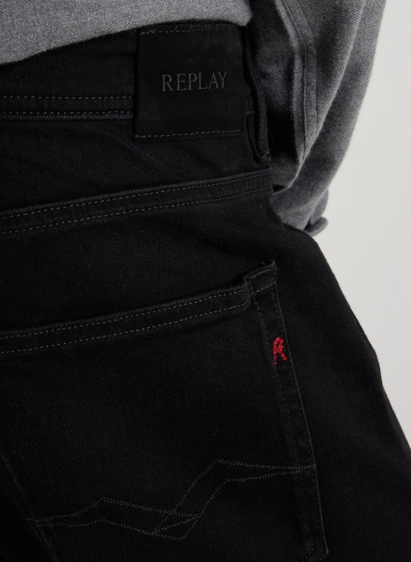 Jean straight fit REPLAY Noir