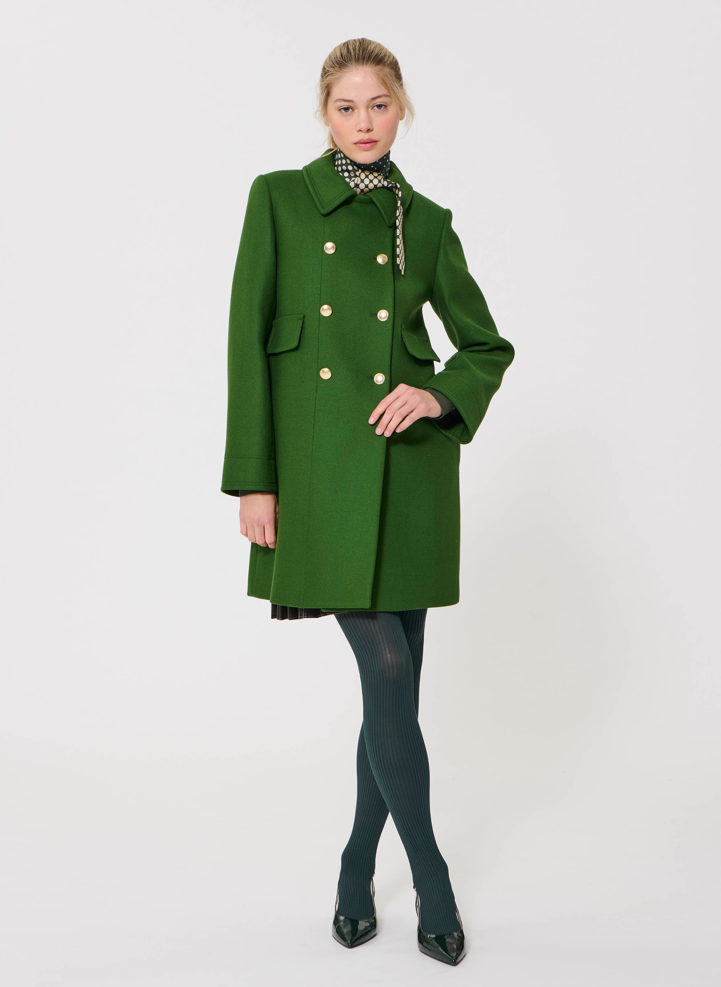 Manteau marceau TARA JARMON Vert