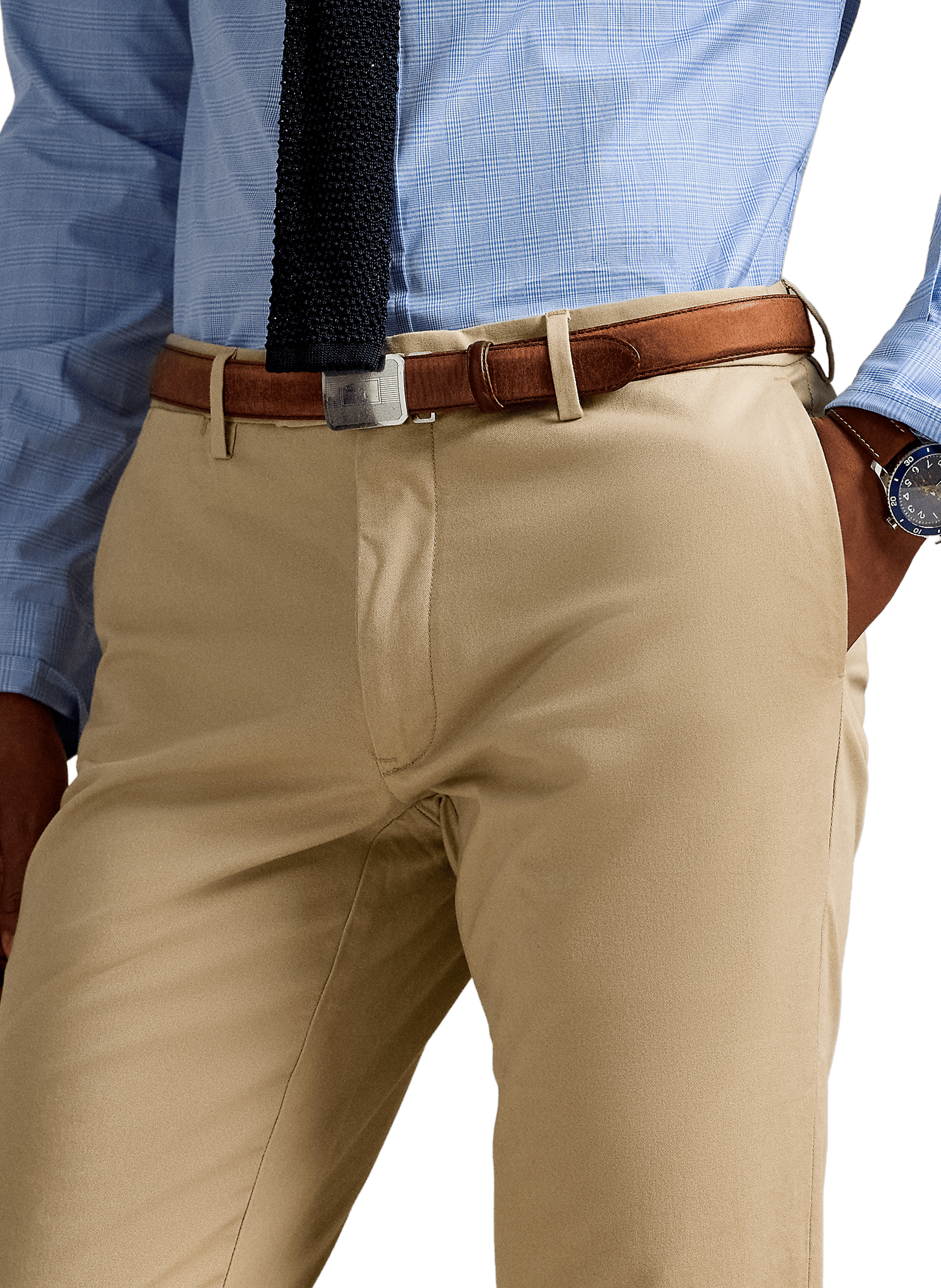 Bedford slim-fit cotton trousers POLO RALPH LAUREN Beige