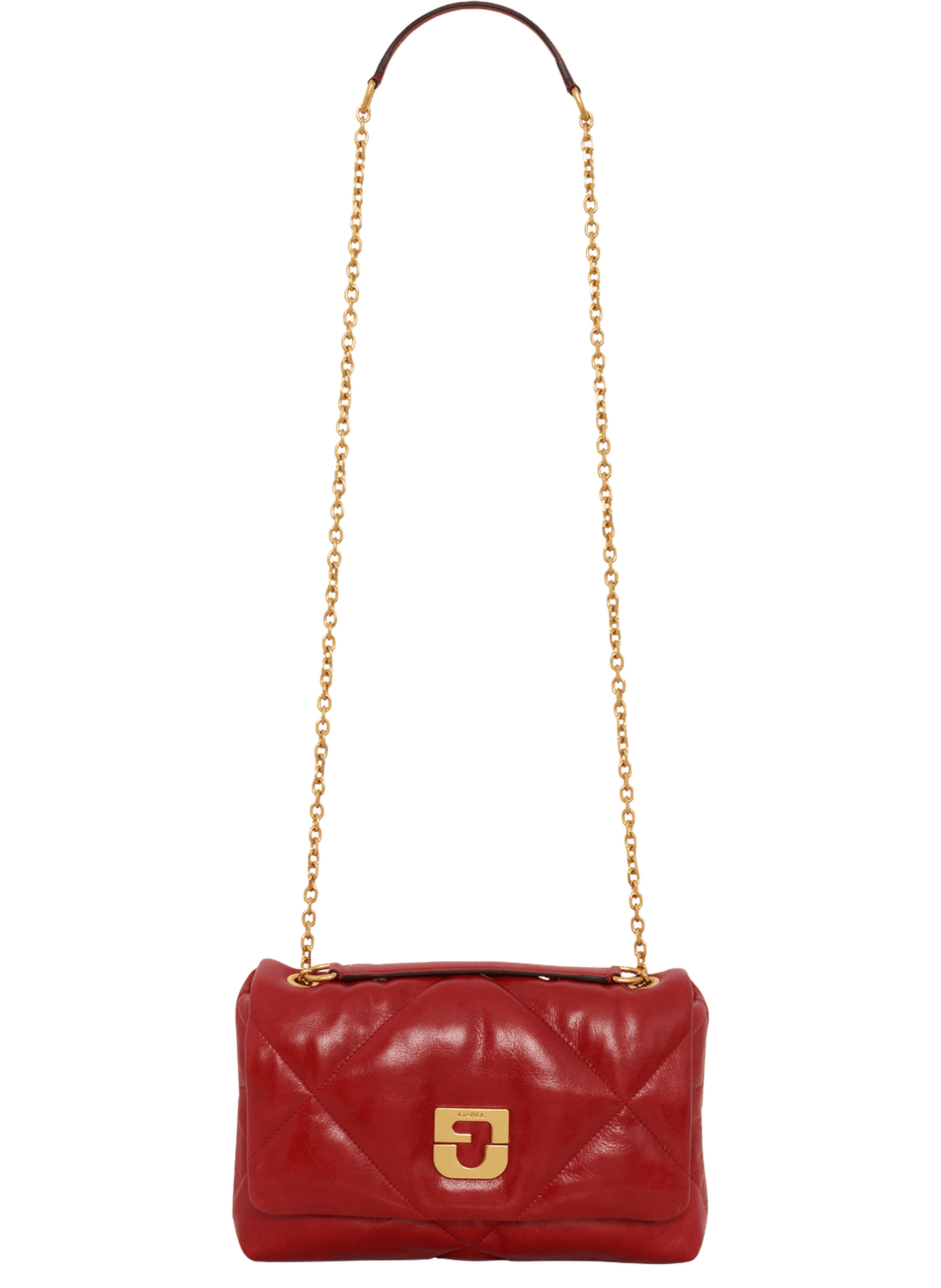 Sac en cuir effet froissé - le fanny GERARD DAREL Rouge