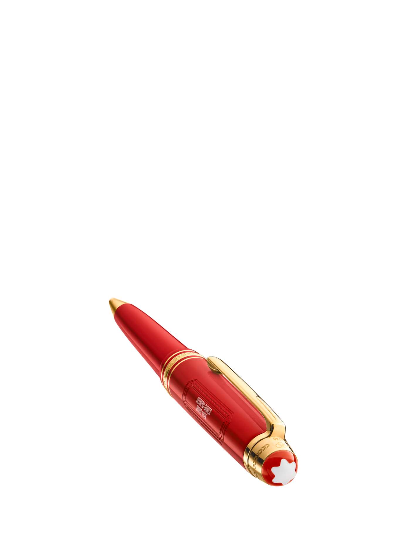 Precious lacquer ballpoint pen MONTBLANC Red