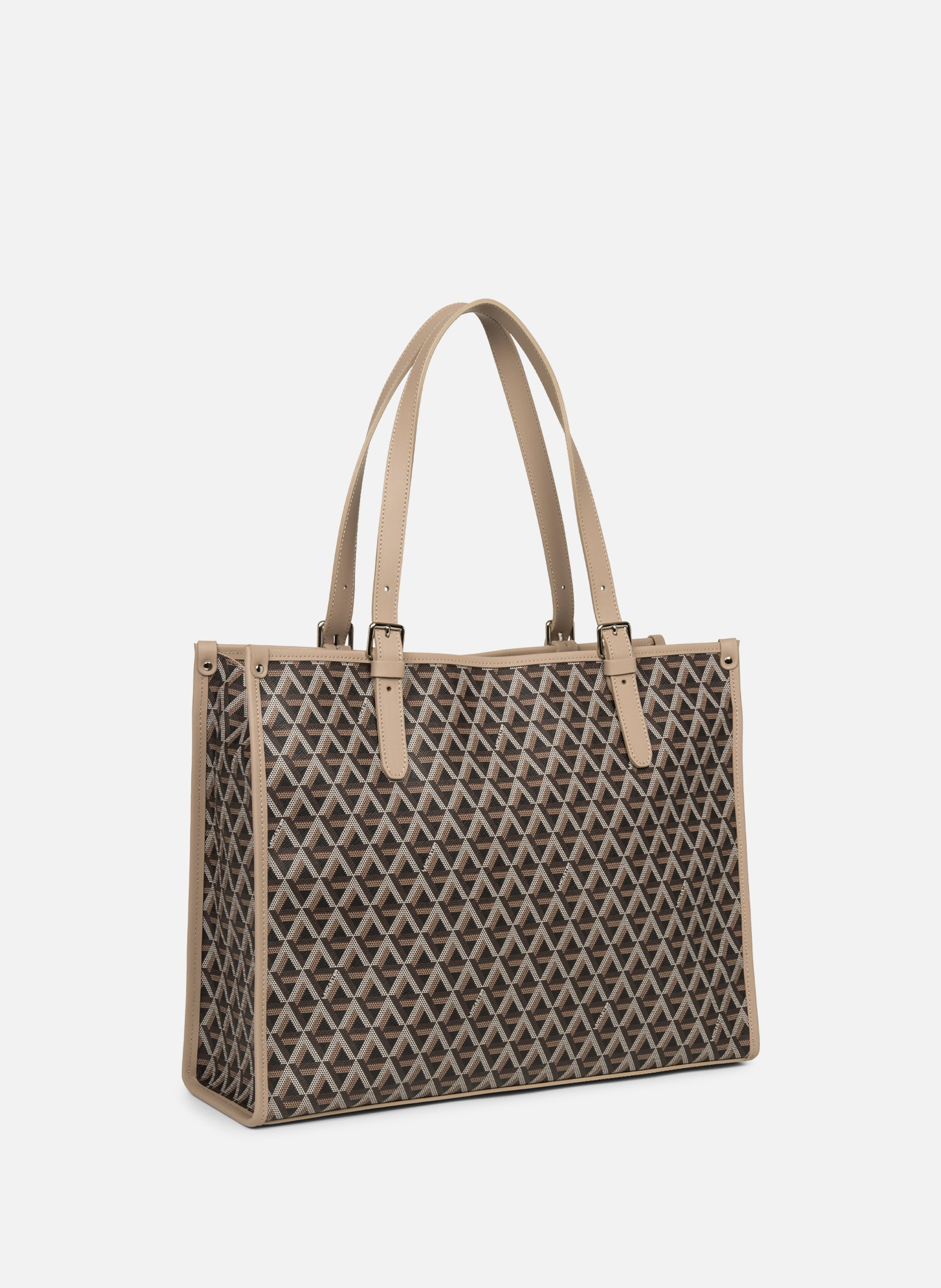 M tote bag - Ikon LANCASTER Brown