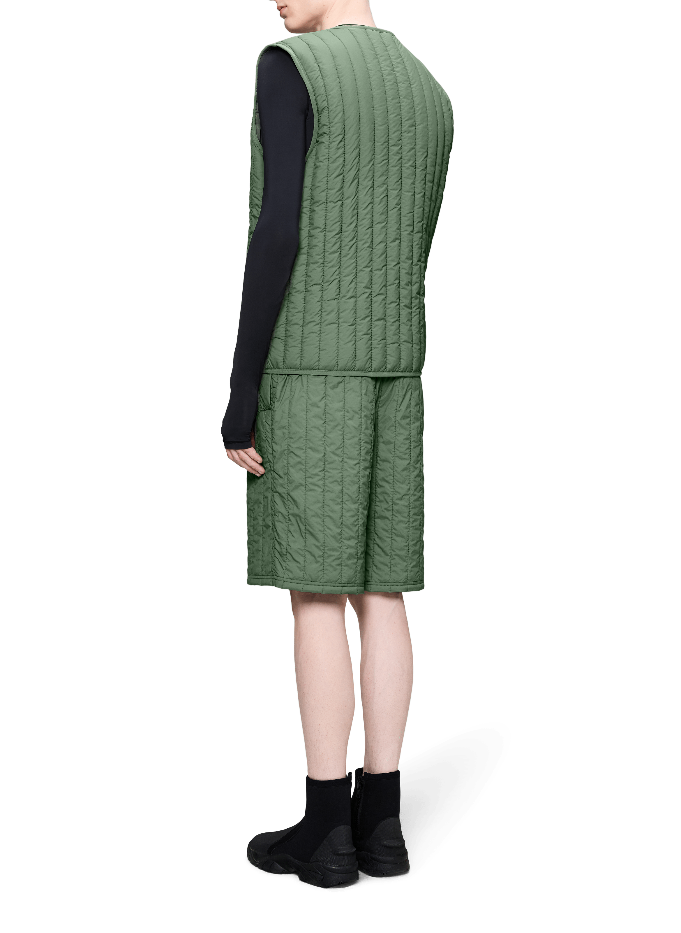 Veste matelassée sans manches RAINS Vert