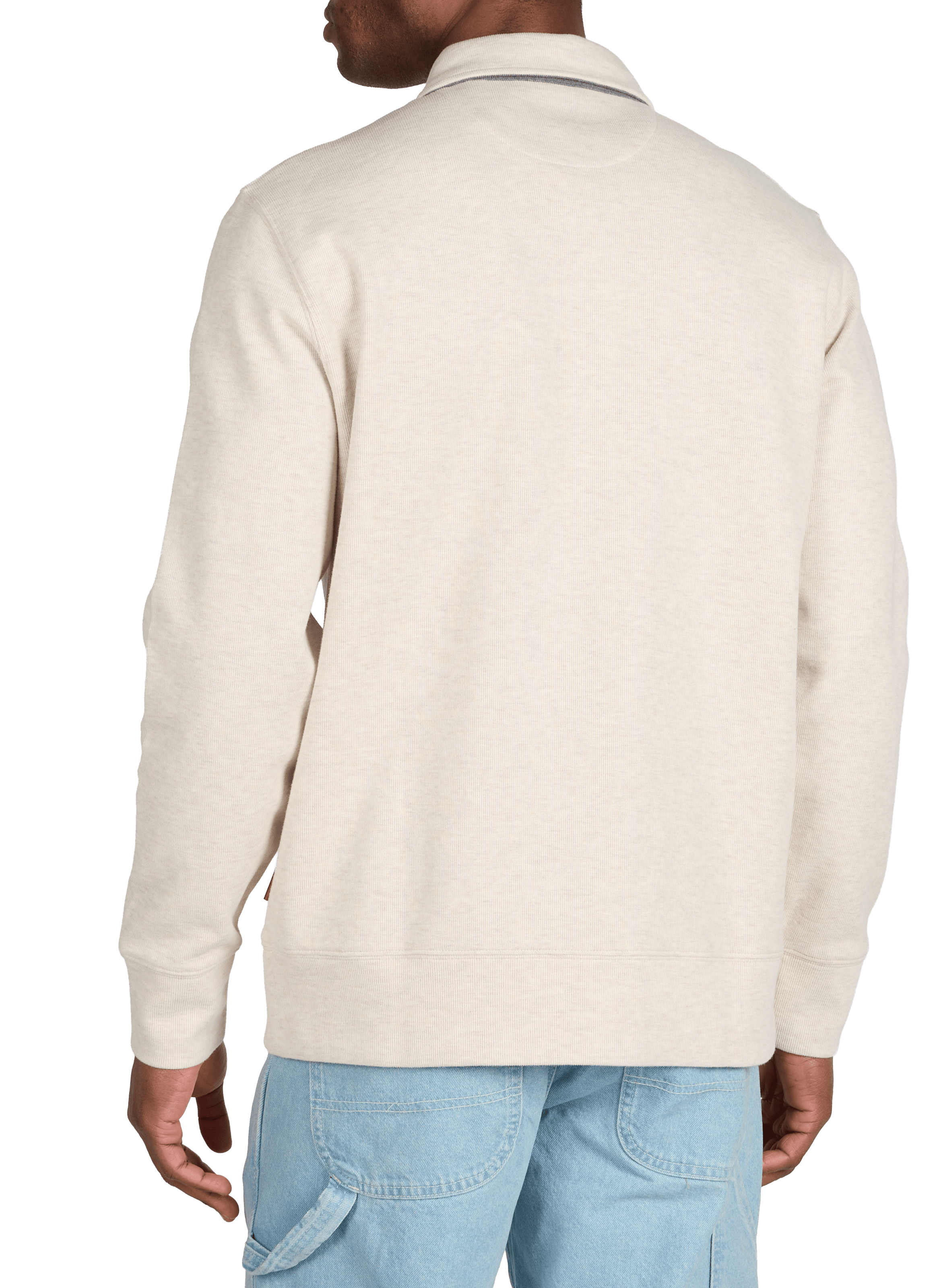 Long-sleeved cotton polo shirt GANT Beige