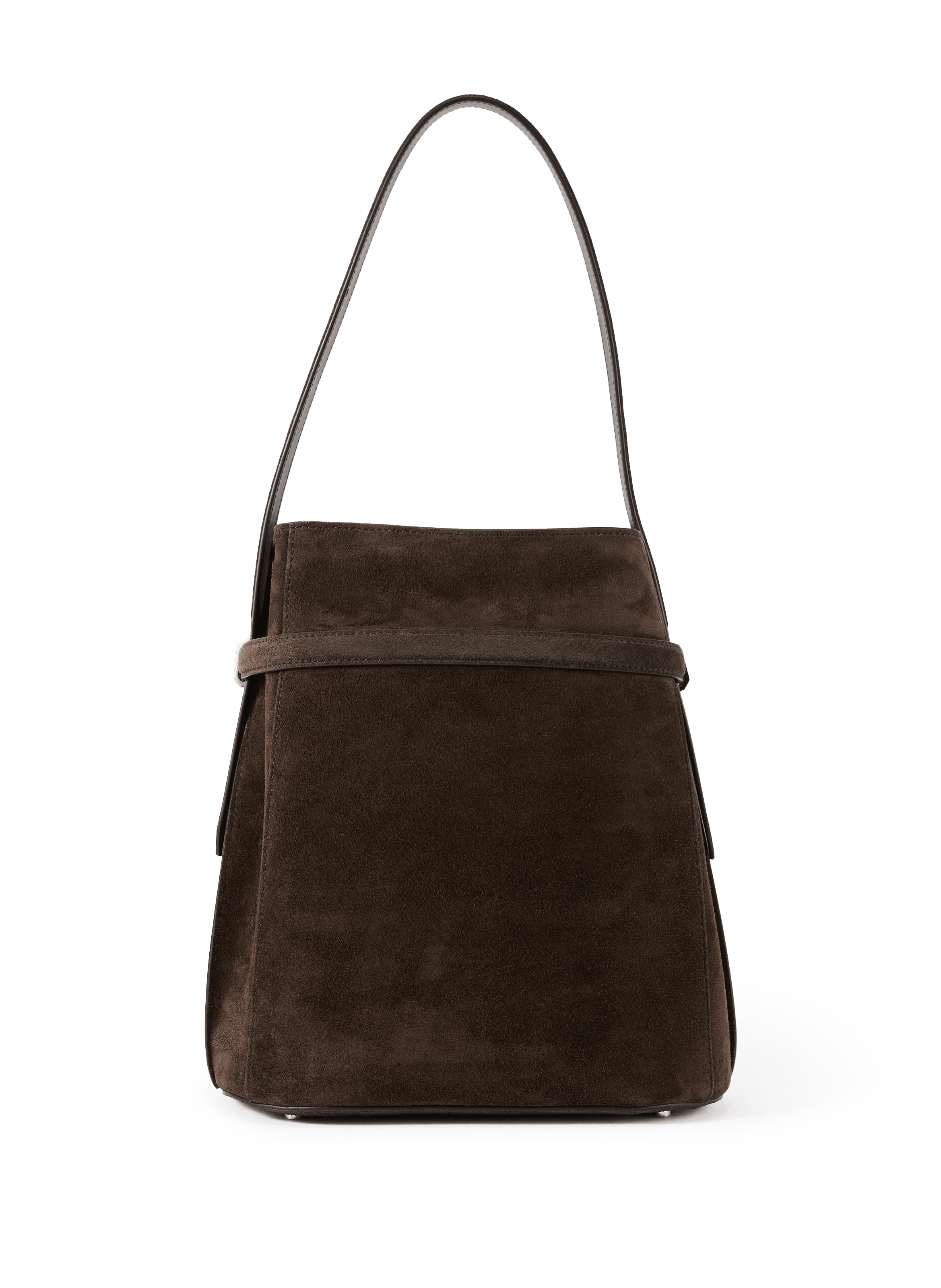 Sac à main en cuir de vache TOTEME Marron