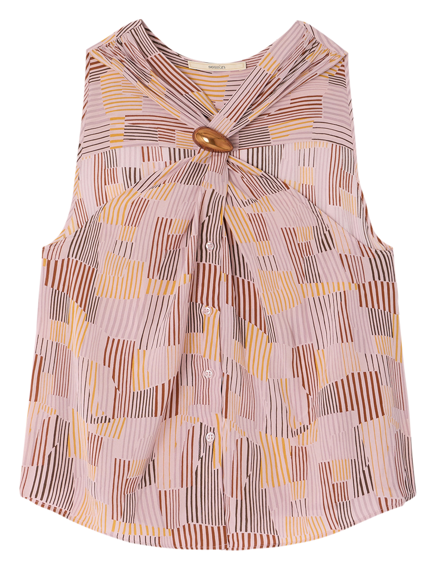 Top sans manches esprit foulard atrano SESSUN Multicolore