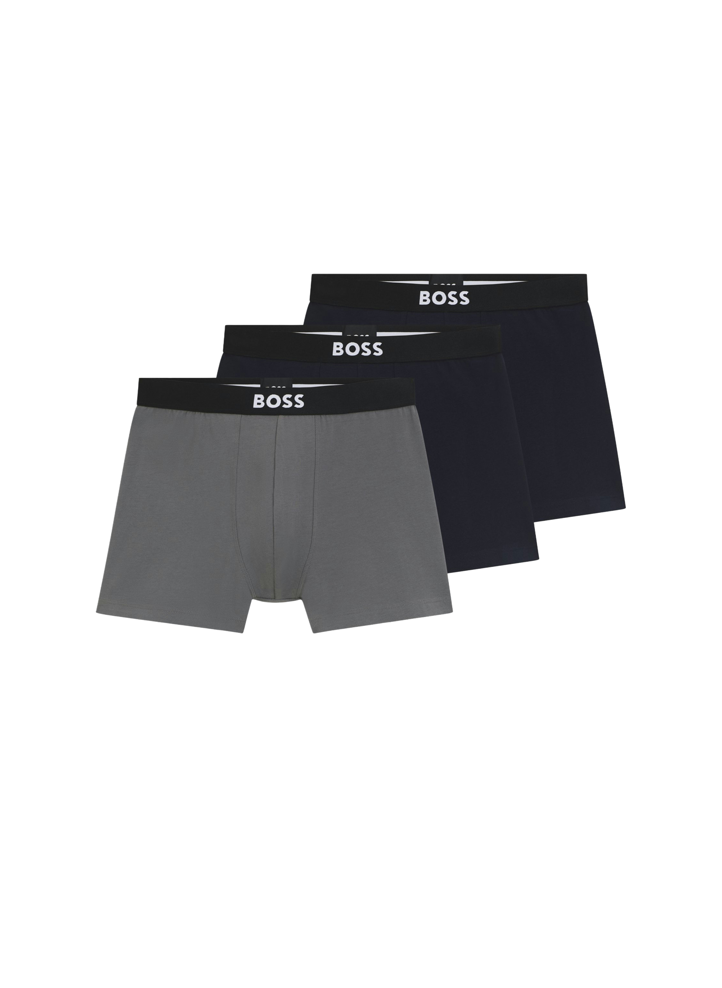 Lot de 3 boxers en coton mélangé BOSS Multicolore