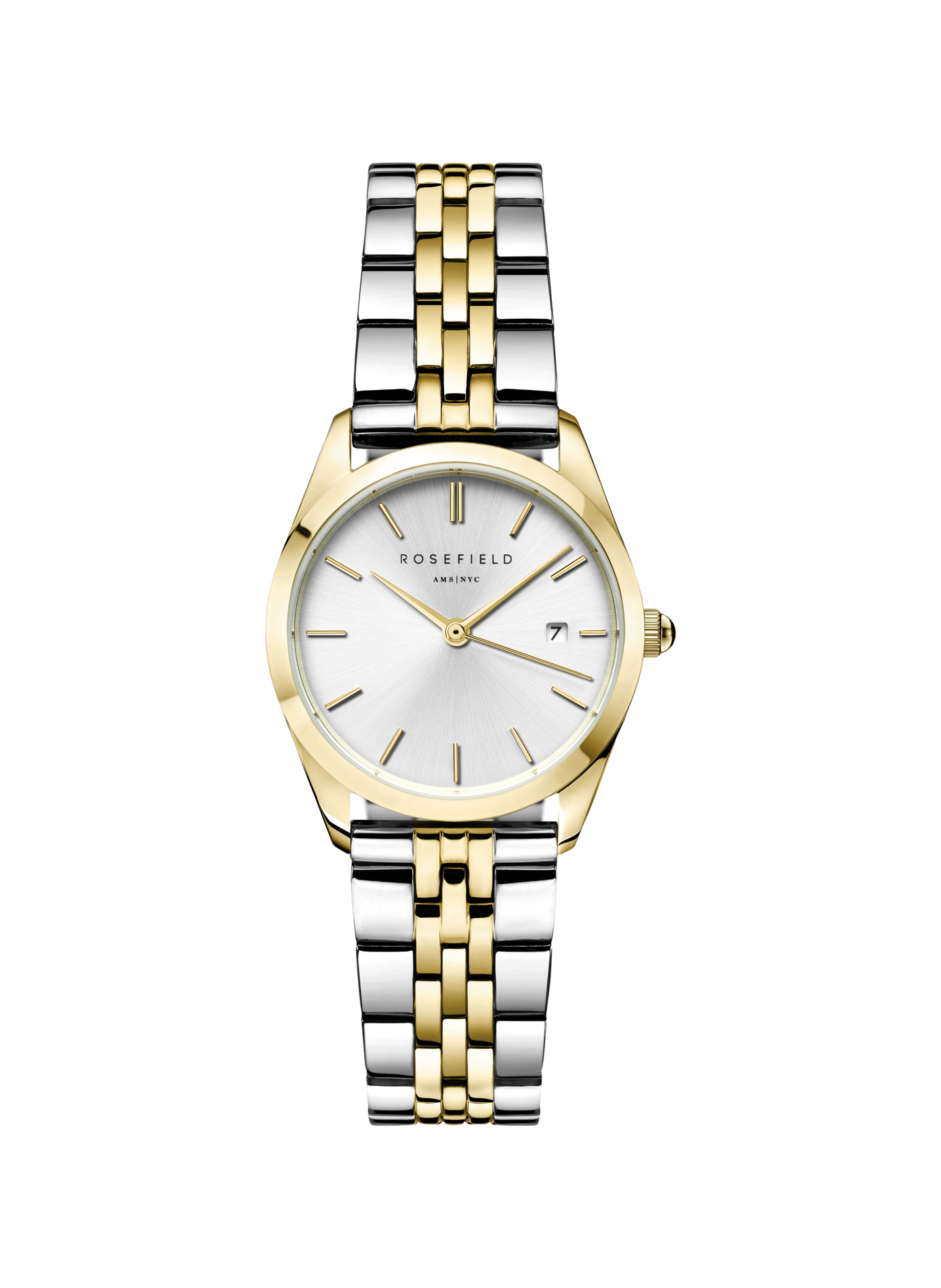 Montre analogique The Ace XS en acier inoxydable ROSEFIELD Argent