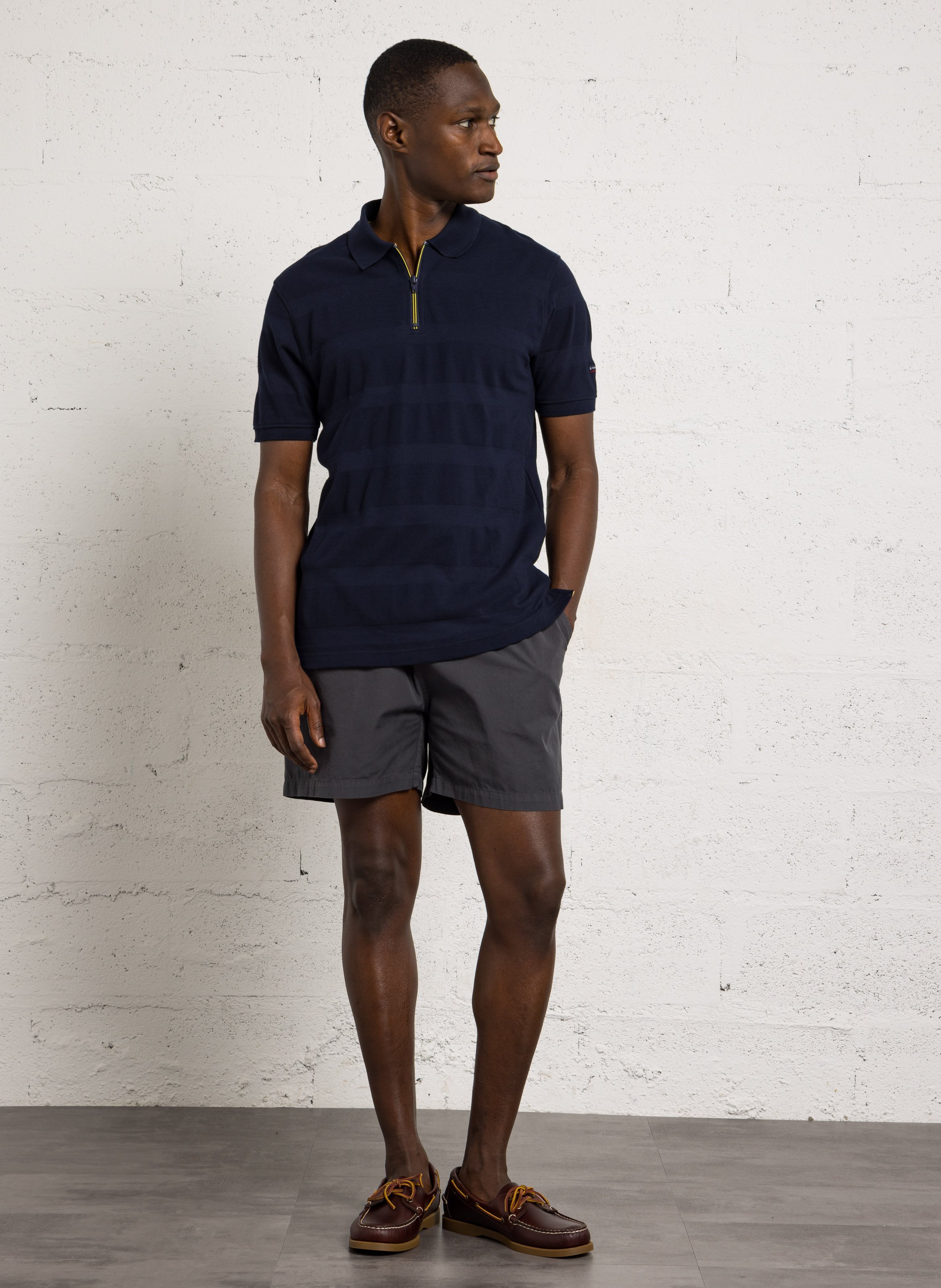 Short sleeve cotton polo shirt ARMOR-LUX Blue