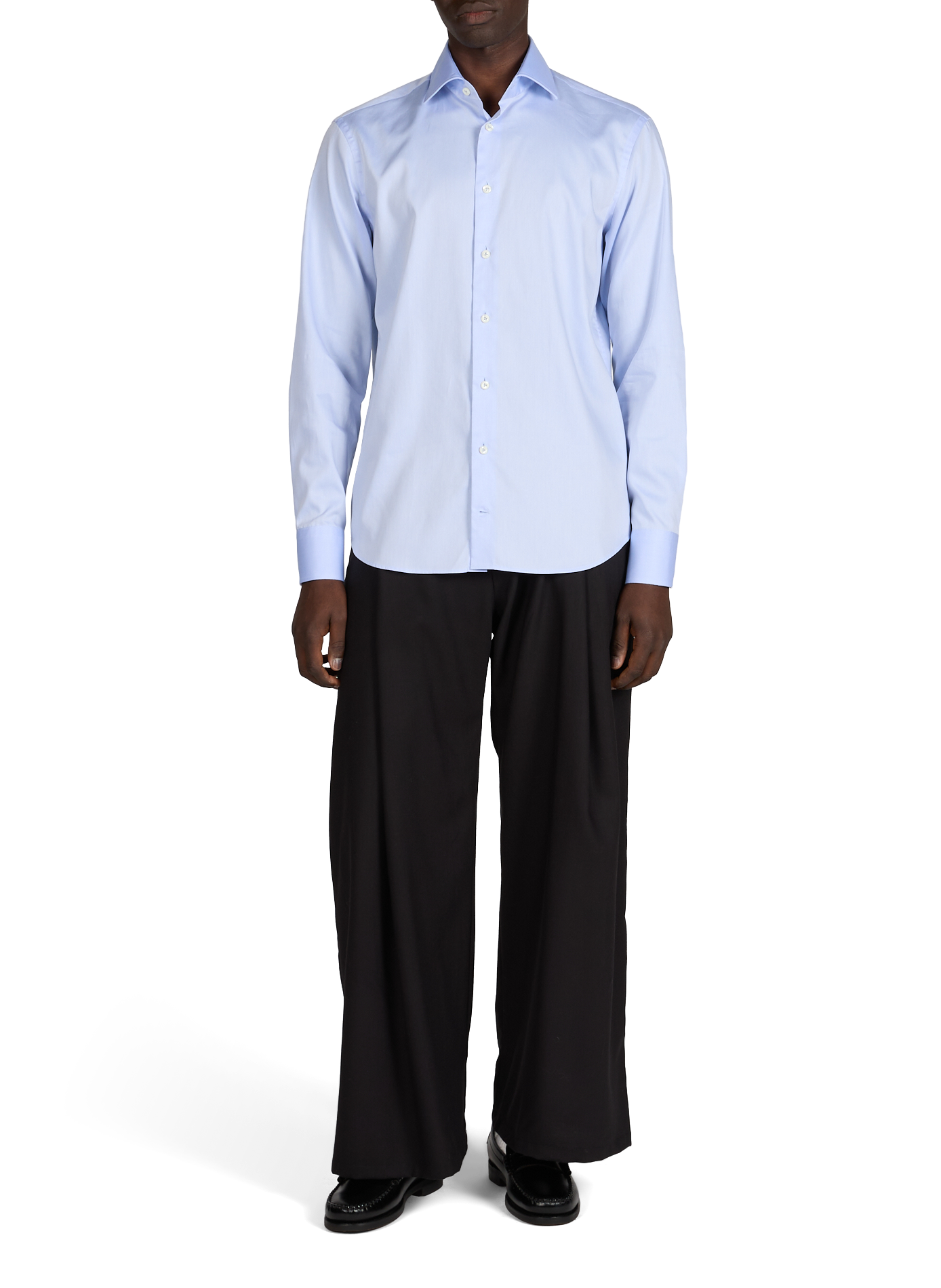 Pantalon large uni CAMPILLO Noir