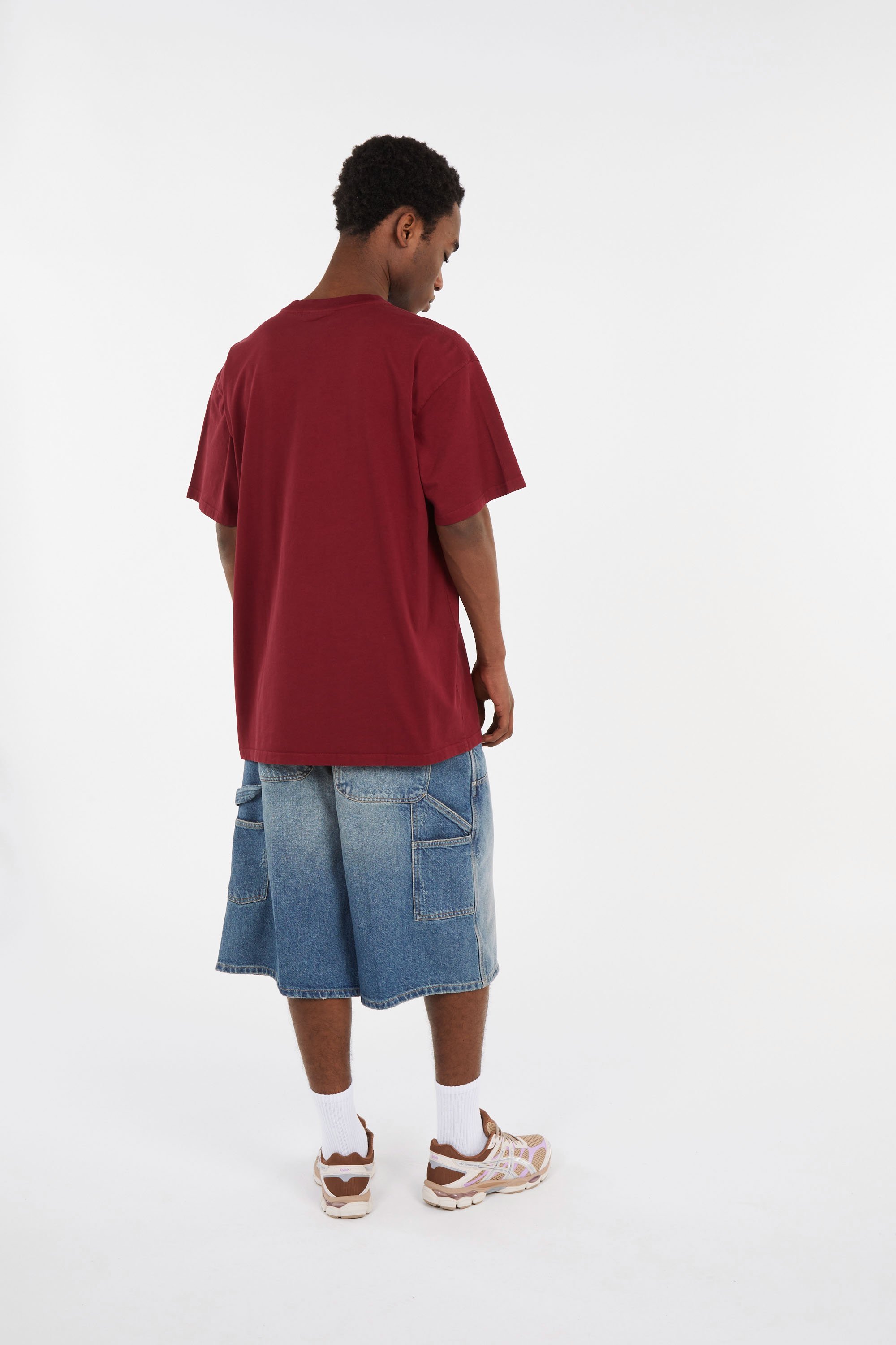 T-shirt manches courtes s/s faded pond corps t-shirt CARHARTT WIP Rouge