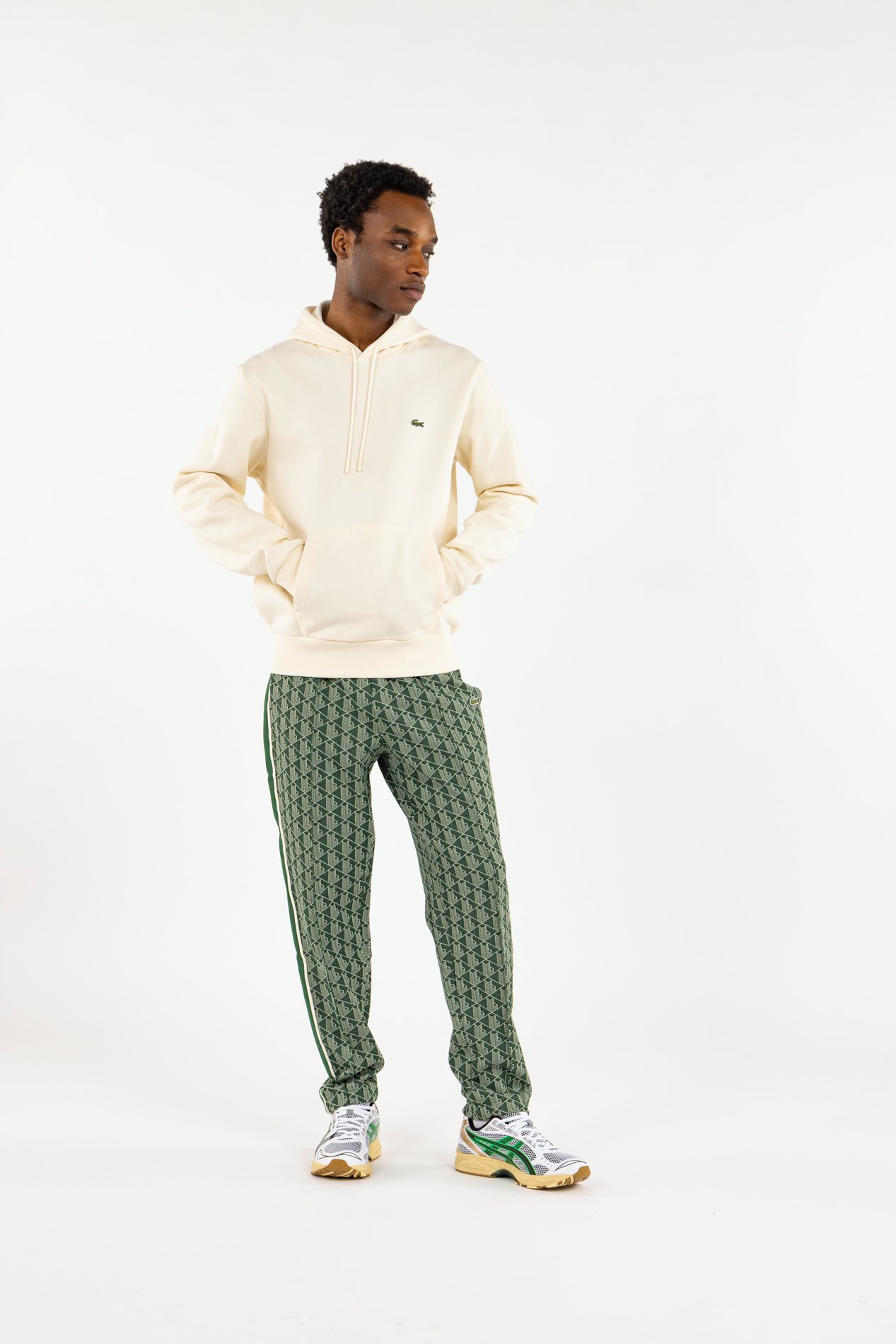 Hoodie LACOSTE Beige