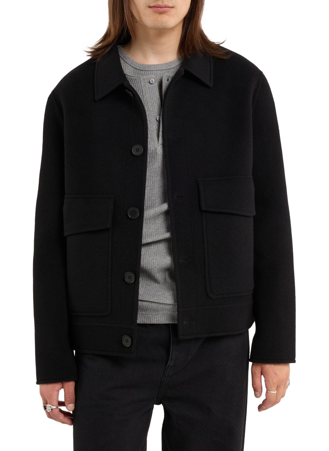 Veste Emy en laine  SAISON 1865 Noir
