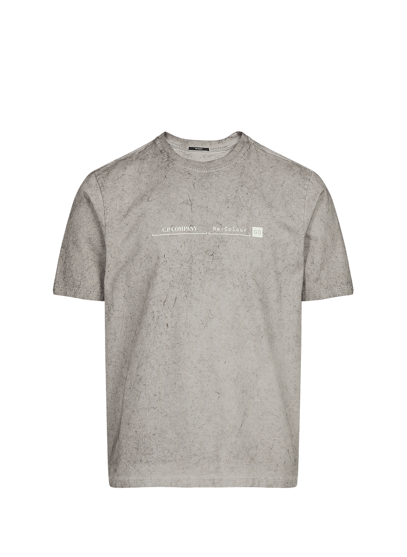 T-shirt à logo en coton CP COMPANY Noir