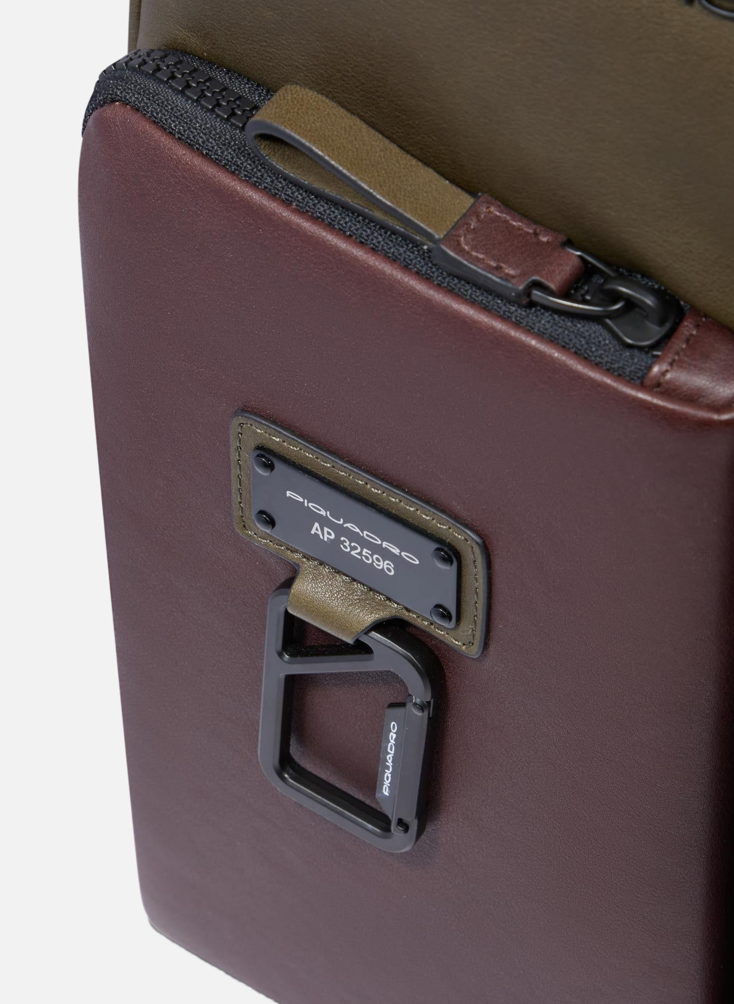 Slanke rugzak voor 14" laptop, uitbreidbaar | Groen PIQUADRO Heren