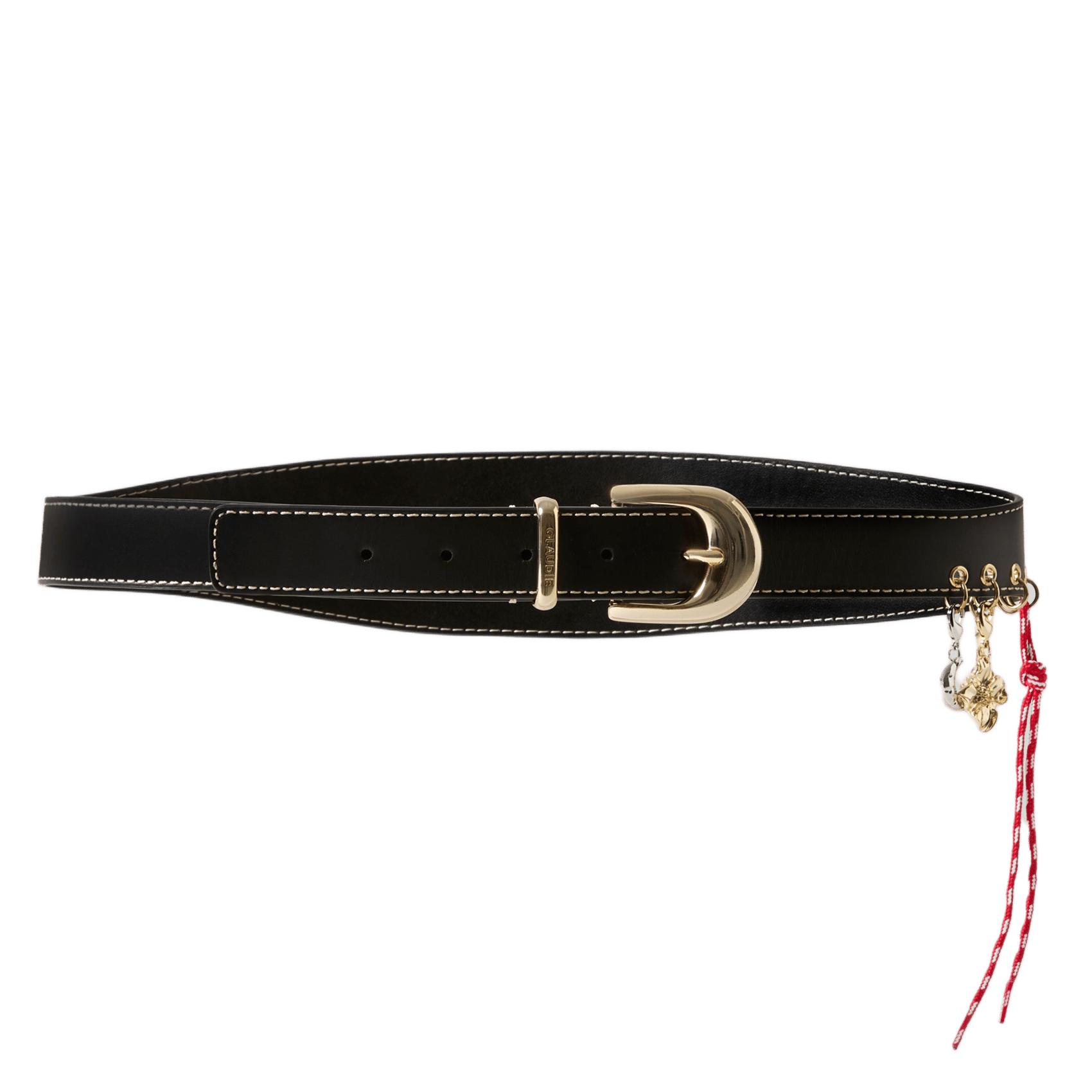 Ceinture en cuir CLAUDIE PIERLOT Noir