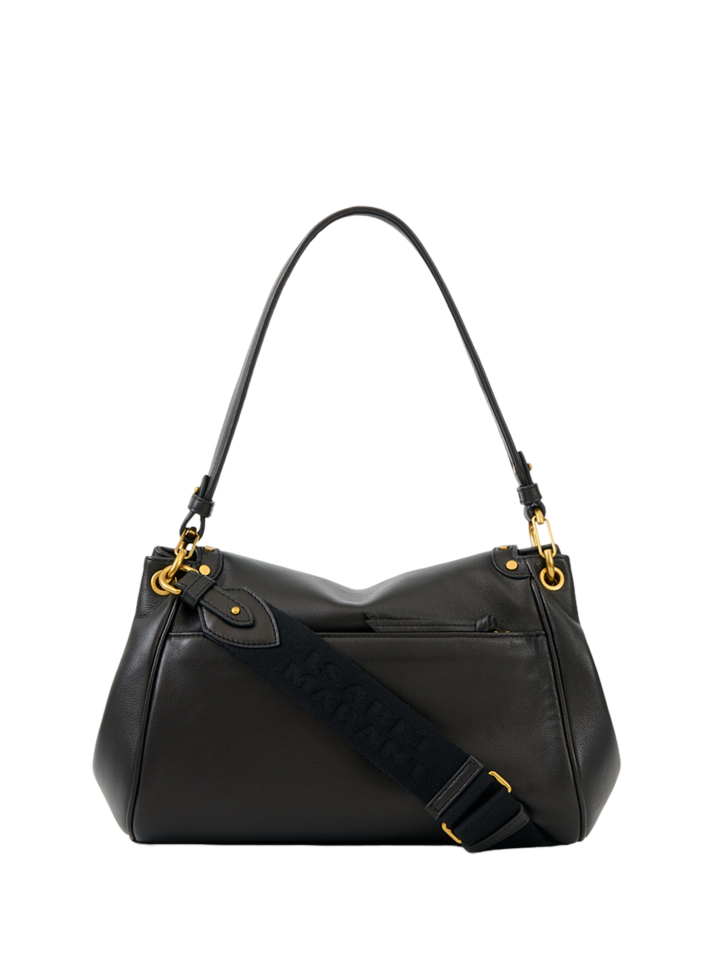 Schultertasche Chany M aus genietetem Leder ISABEL MARANT Schwarz