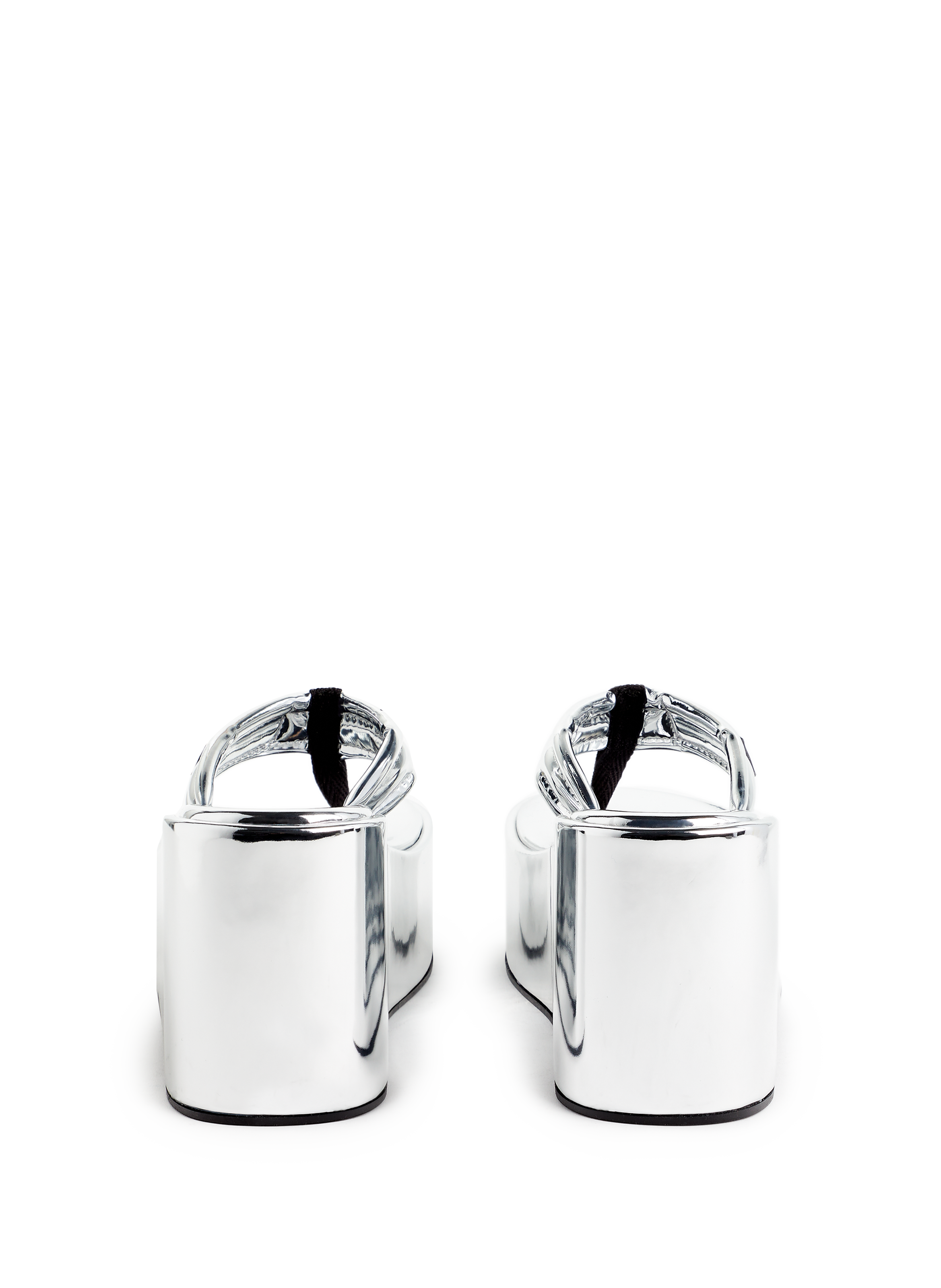 Platform flip flops COPERNI Silver