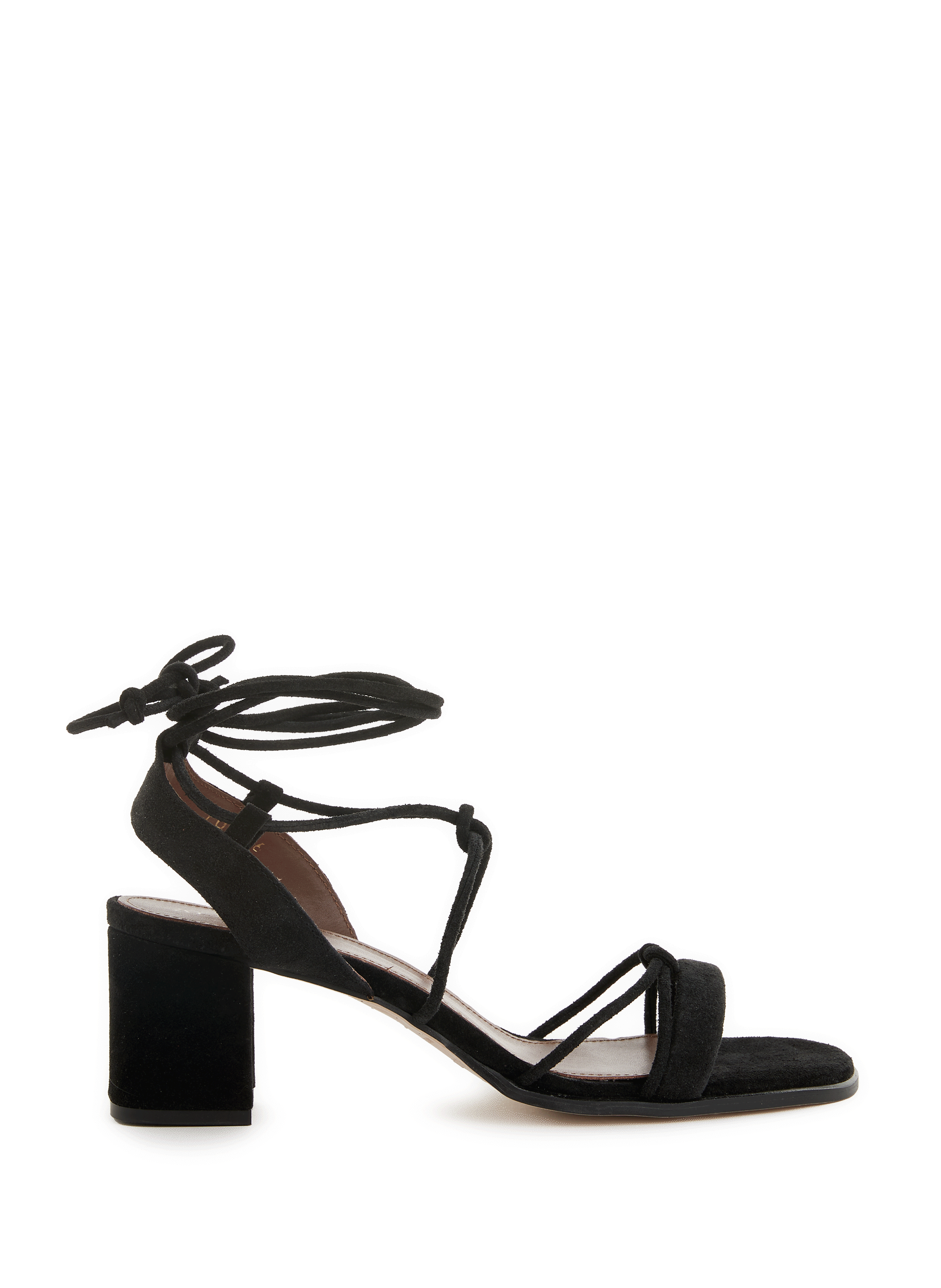 ALOHAS Sandales à talon Sophie en cuir Noir