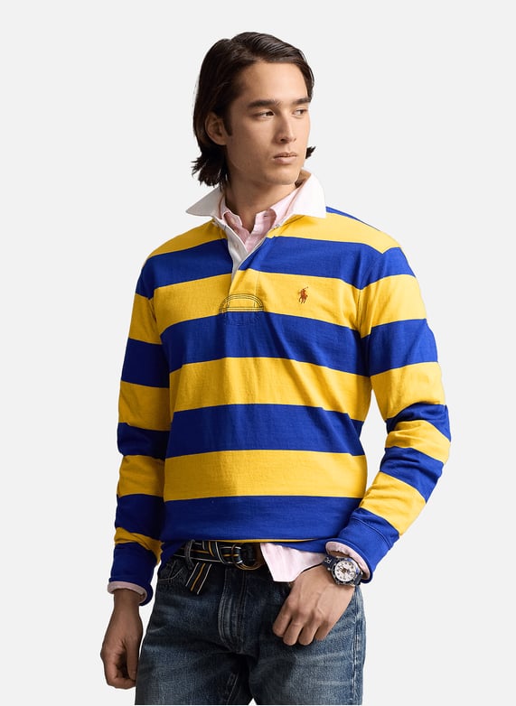Ralph lauren yellow long sleeve shirt sales