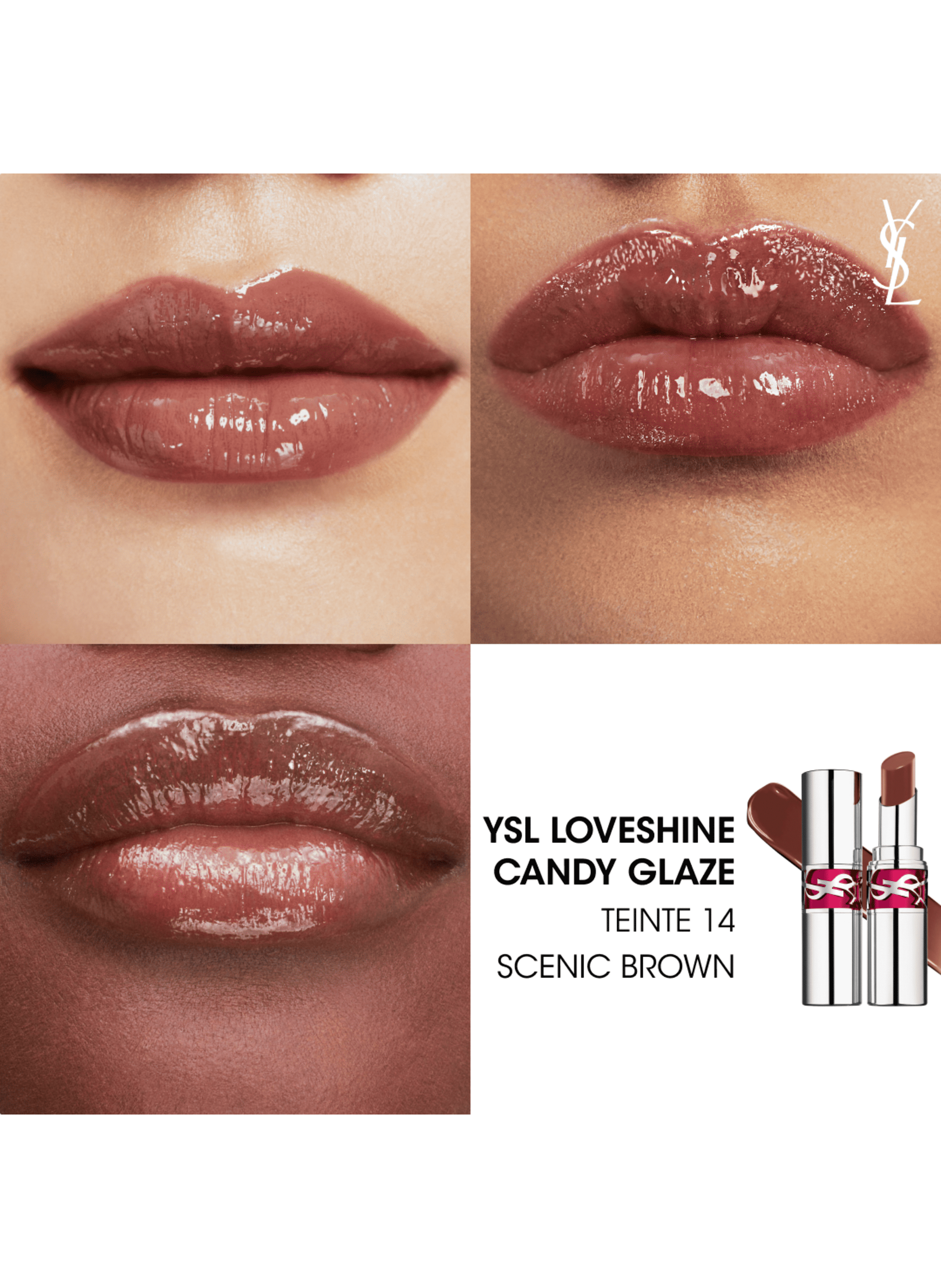 YSL Loveshine Gloss Stick YVES SAINT LAURENT 14 scenic brown