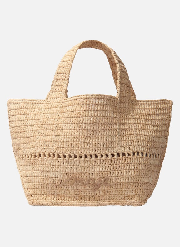 Sac cabas en raphia Beige by MAJE MAJE Sac cabas en raphia Beige