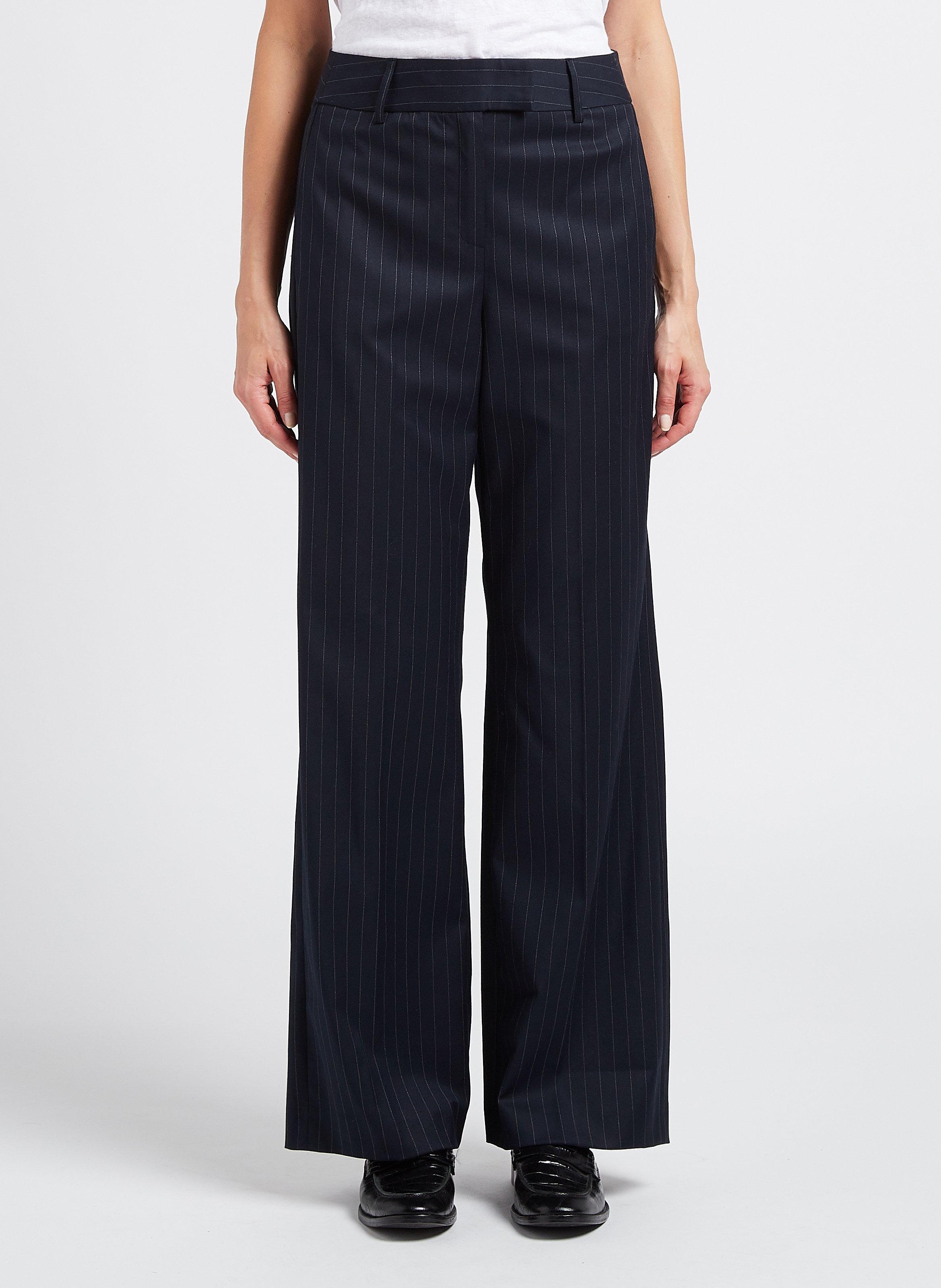 Pantalon taille haute large layla MAISON 123 Bleu