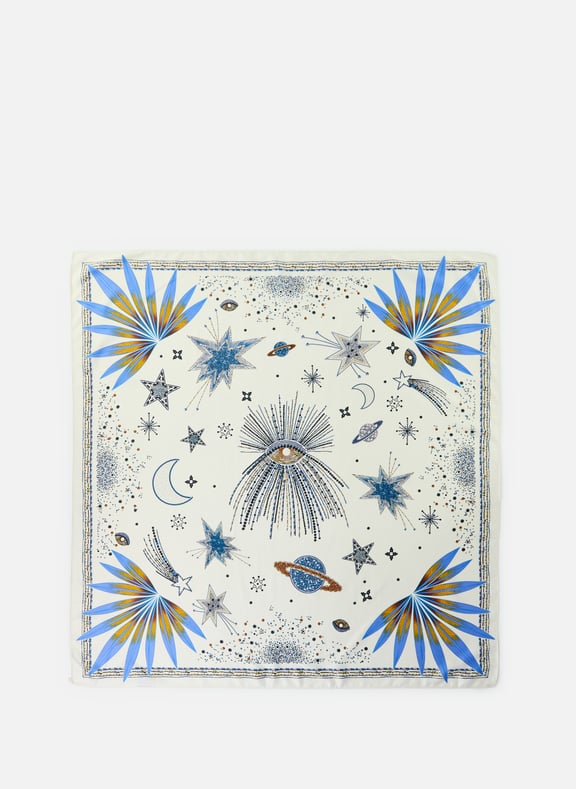 Foulard Comète Blanc by WILD WILD Foulard Comète Blanc
