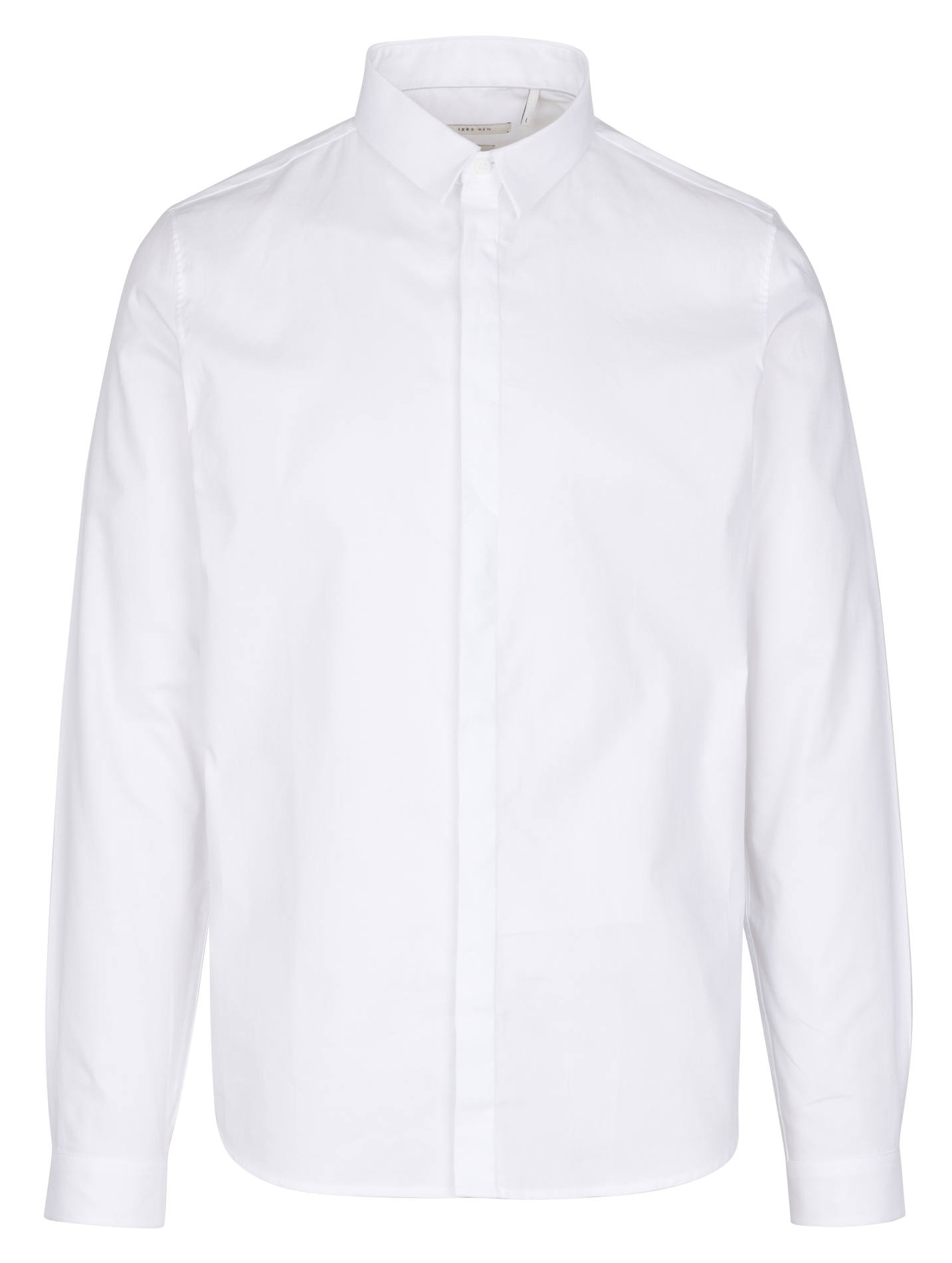Chemise regular-fit en coton IKKS Blanc