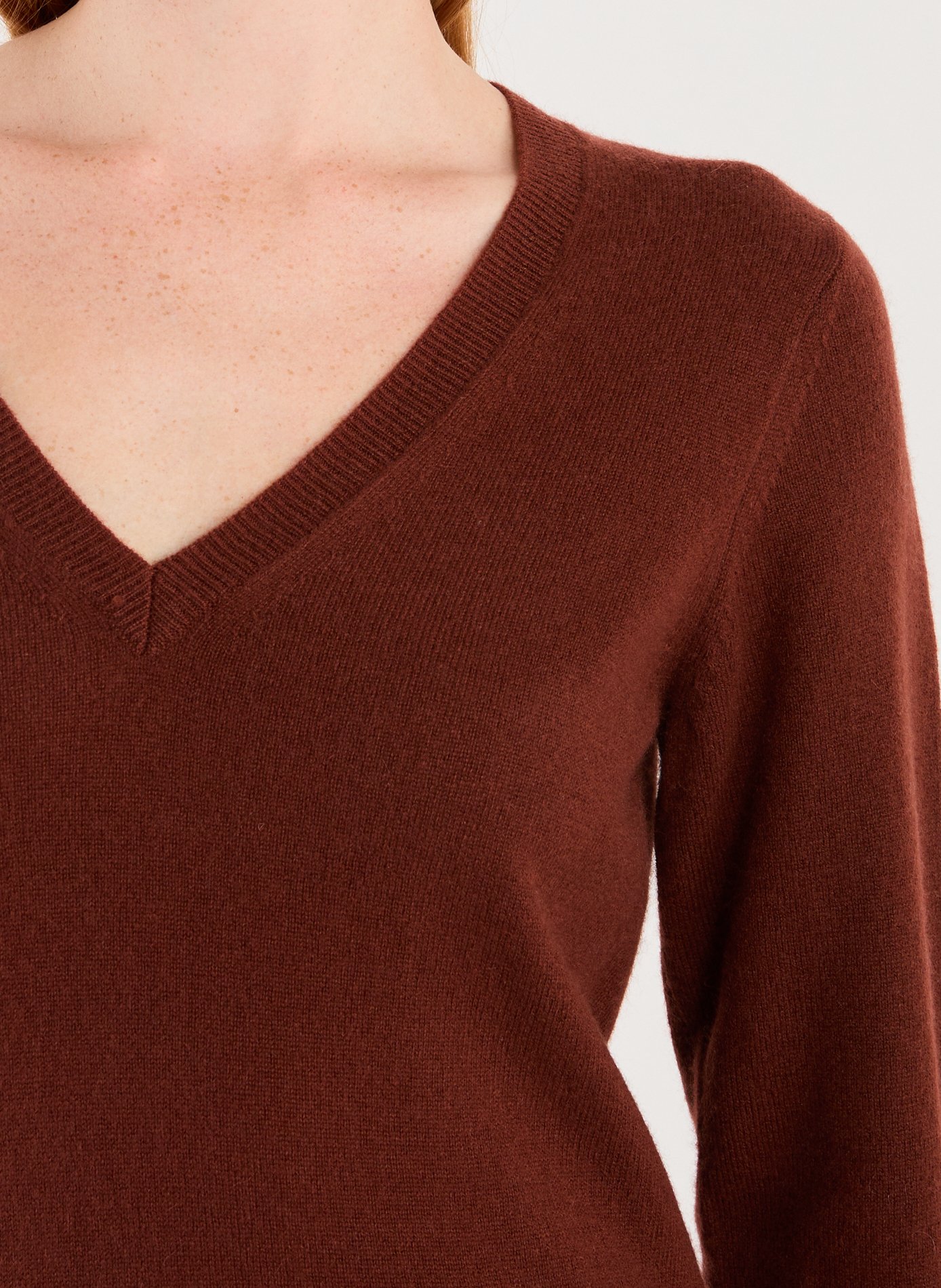  Cashmere jumper AU PRINTEMPS PARIS Brown