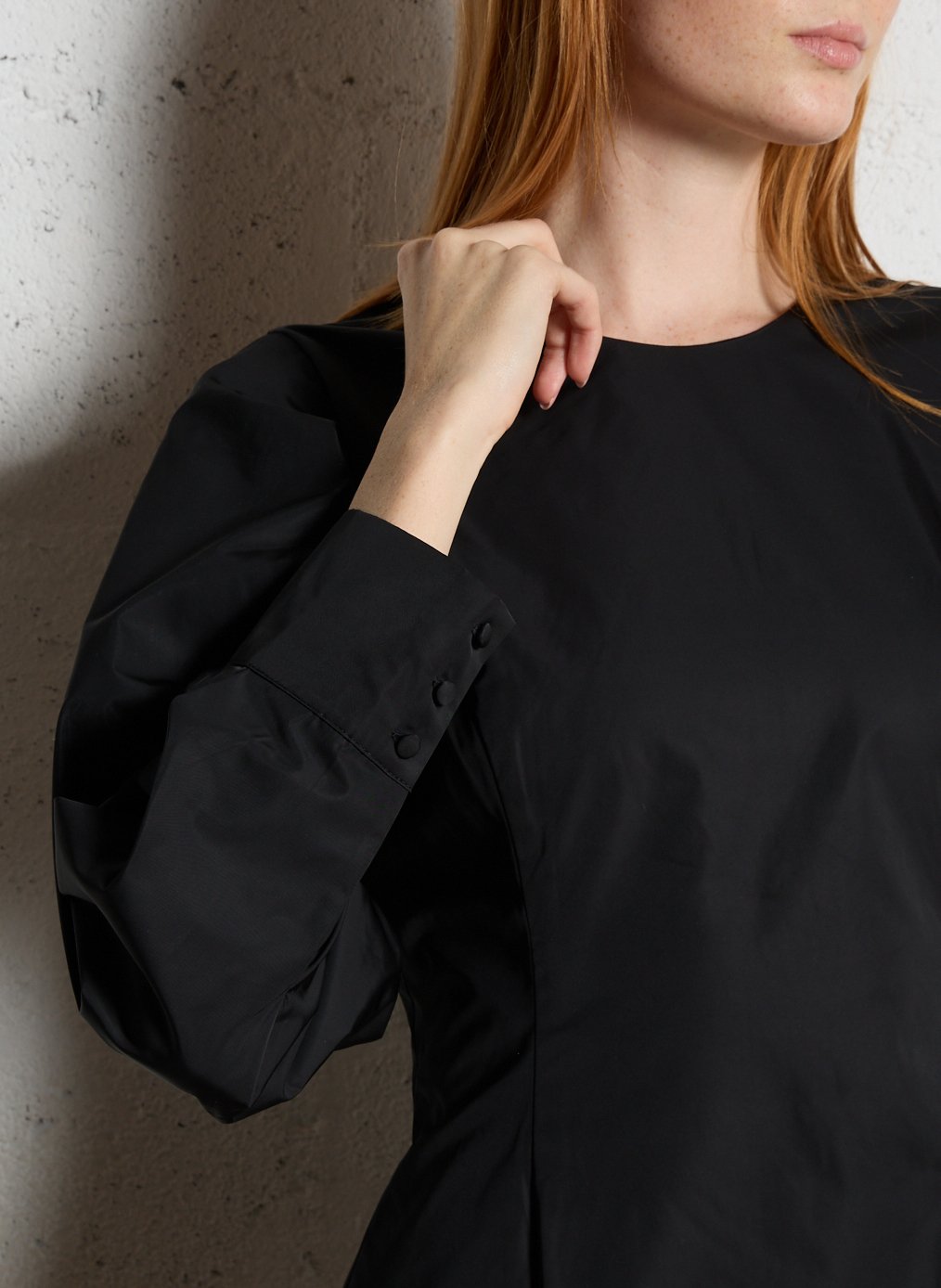 Robe courte col rond IKKS Noir