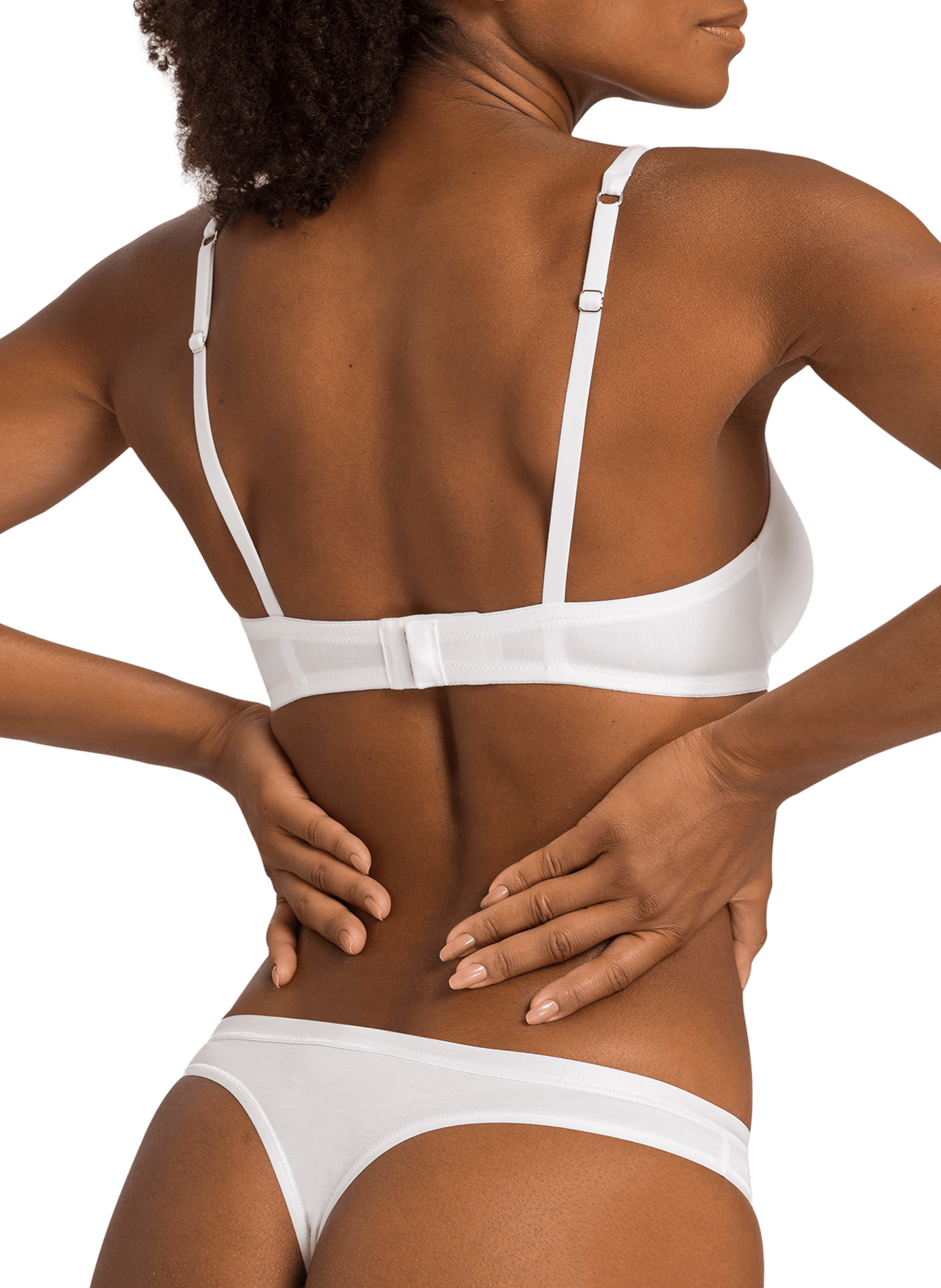 Brassière en coton  HANRO Blanc