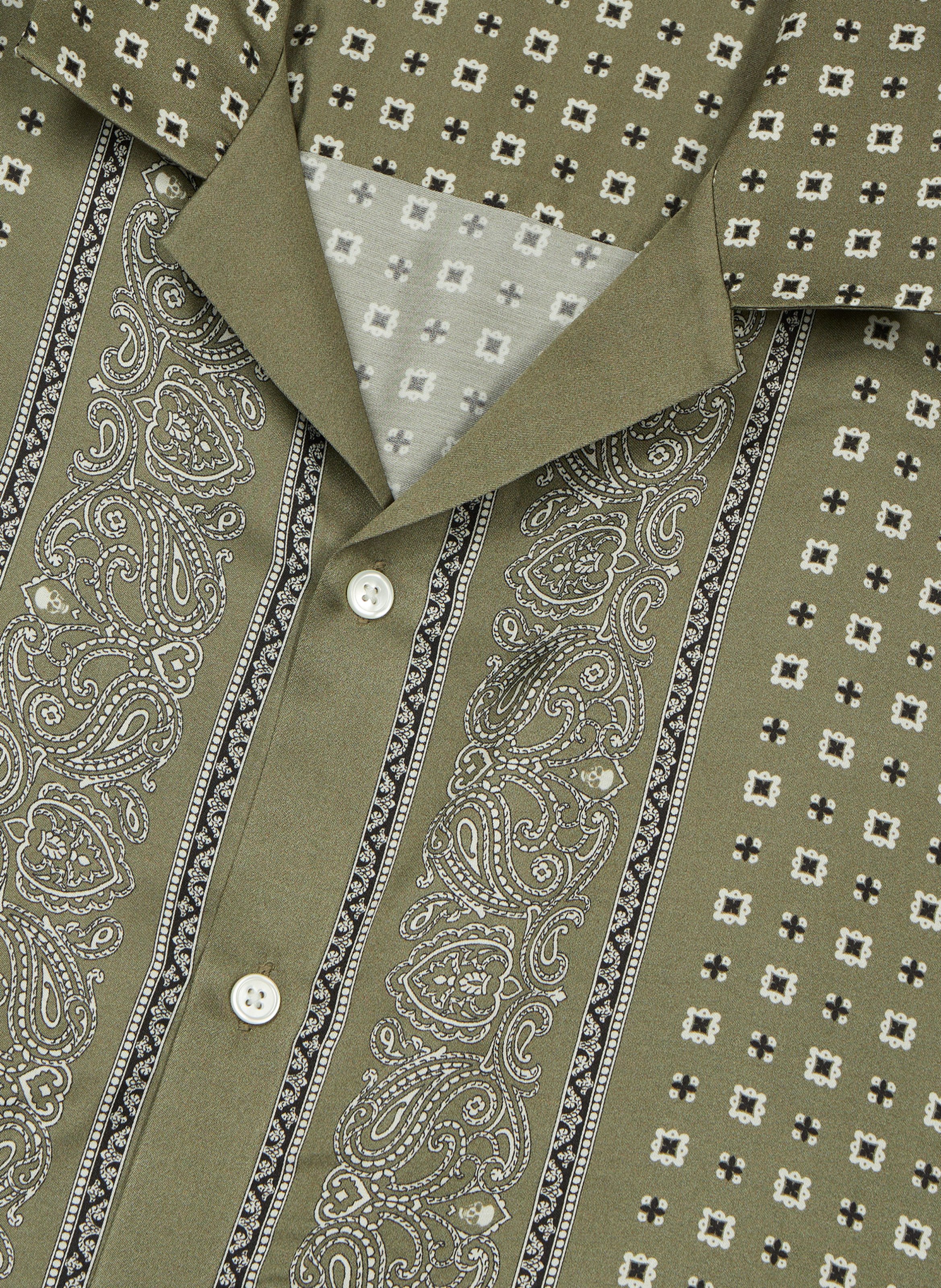 Chemise manches courtes imprimé bandana THE KOOPLES Vert