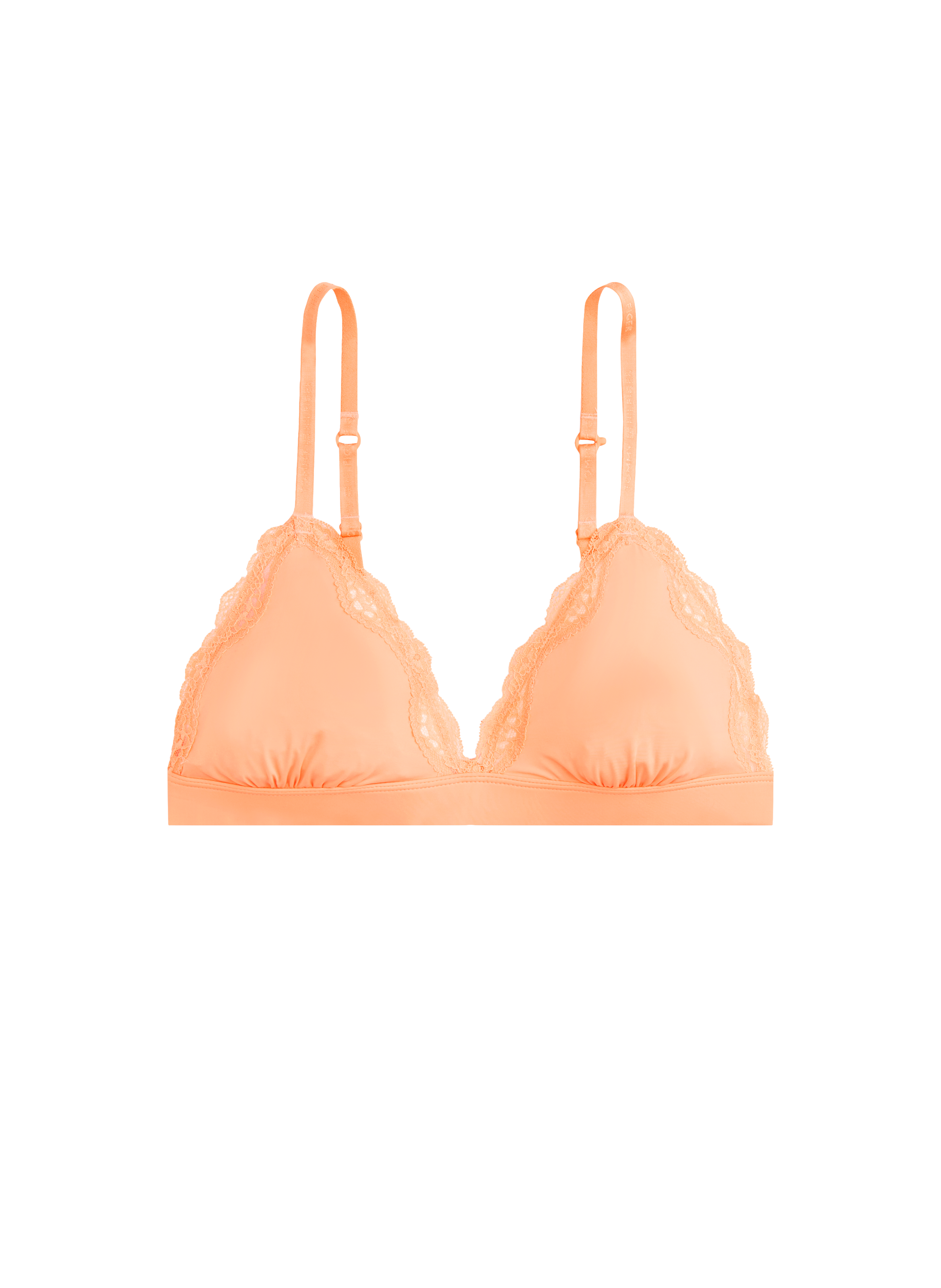 Bralette triangle à dentelle TOMMY HILFIGER Orange