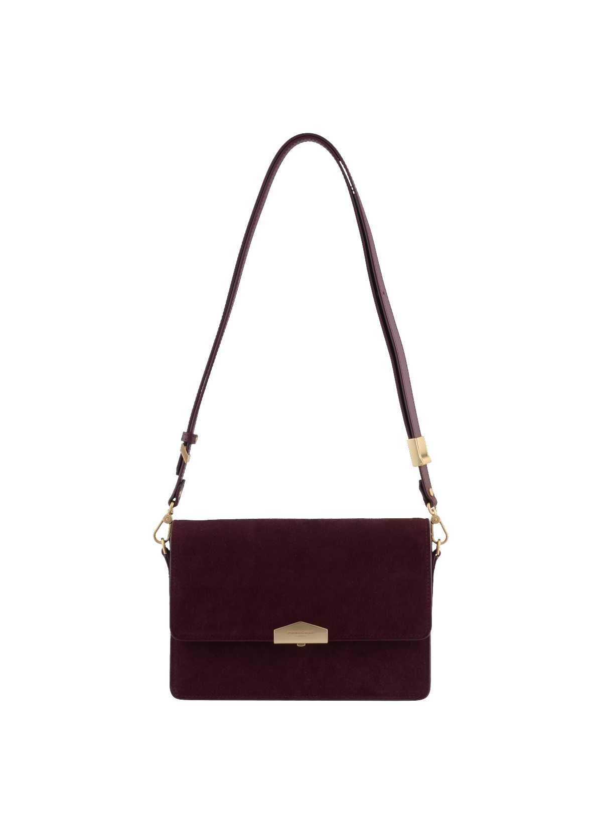 Anjou daim | porté épaule mm POURCHET Rouge