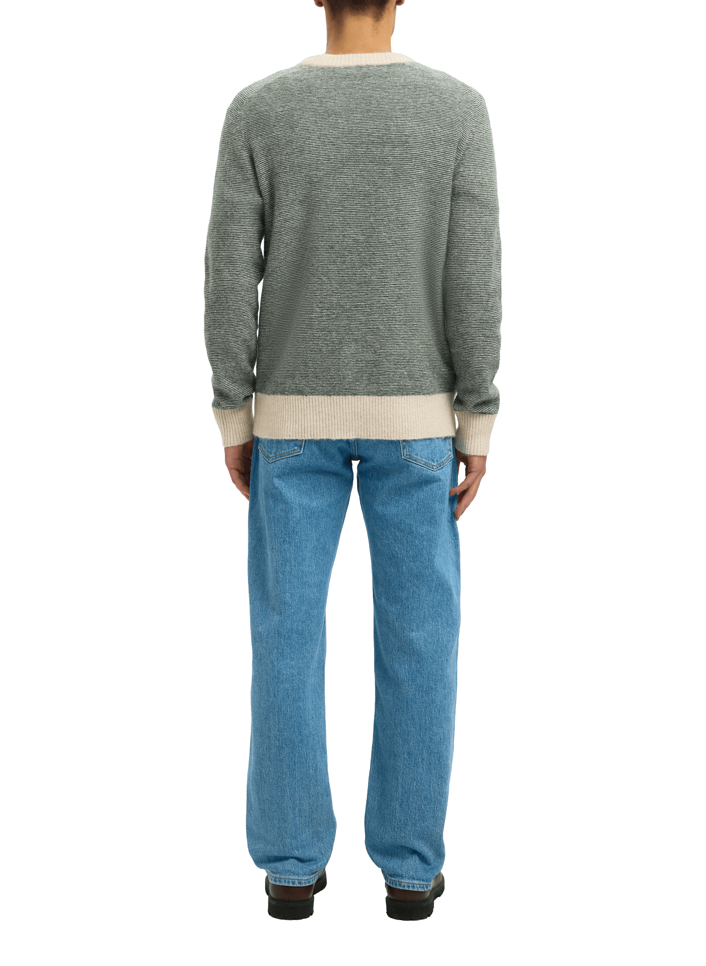 Cotton-blend jumper SELECTED Green