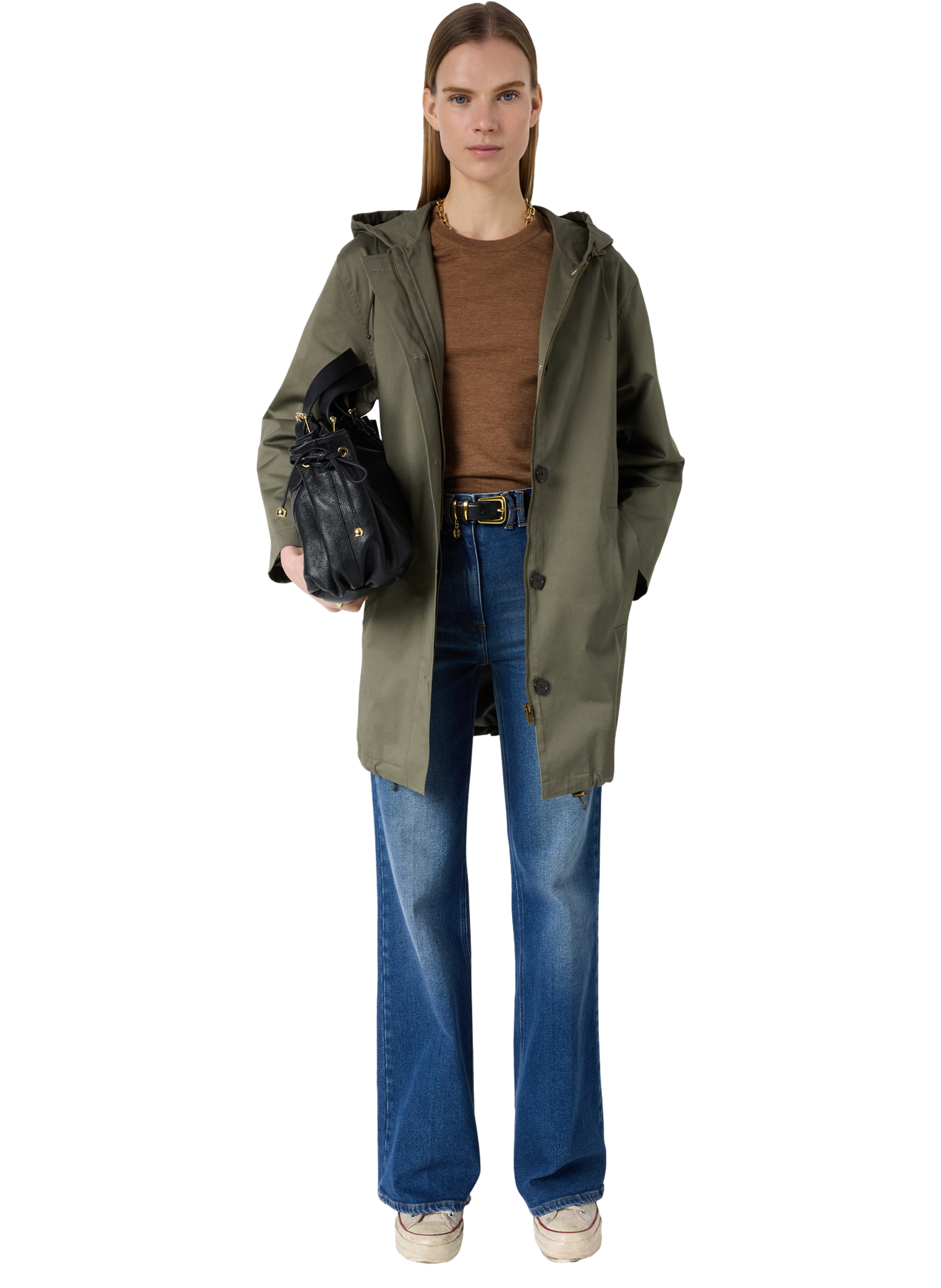 Parka à capuche en coton - janaya GERARD DAREL Vert