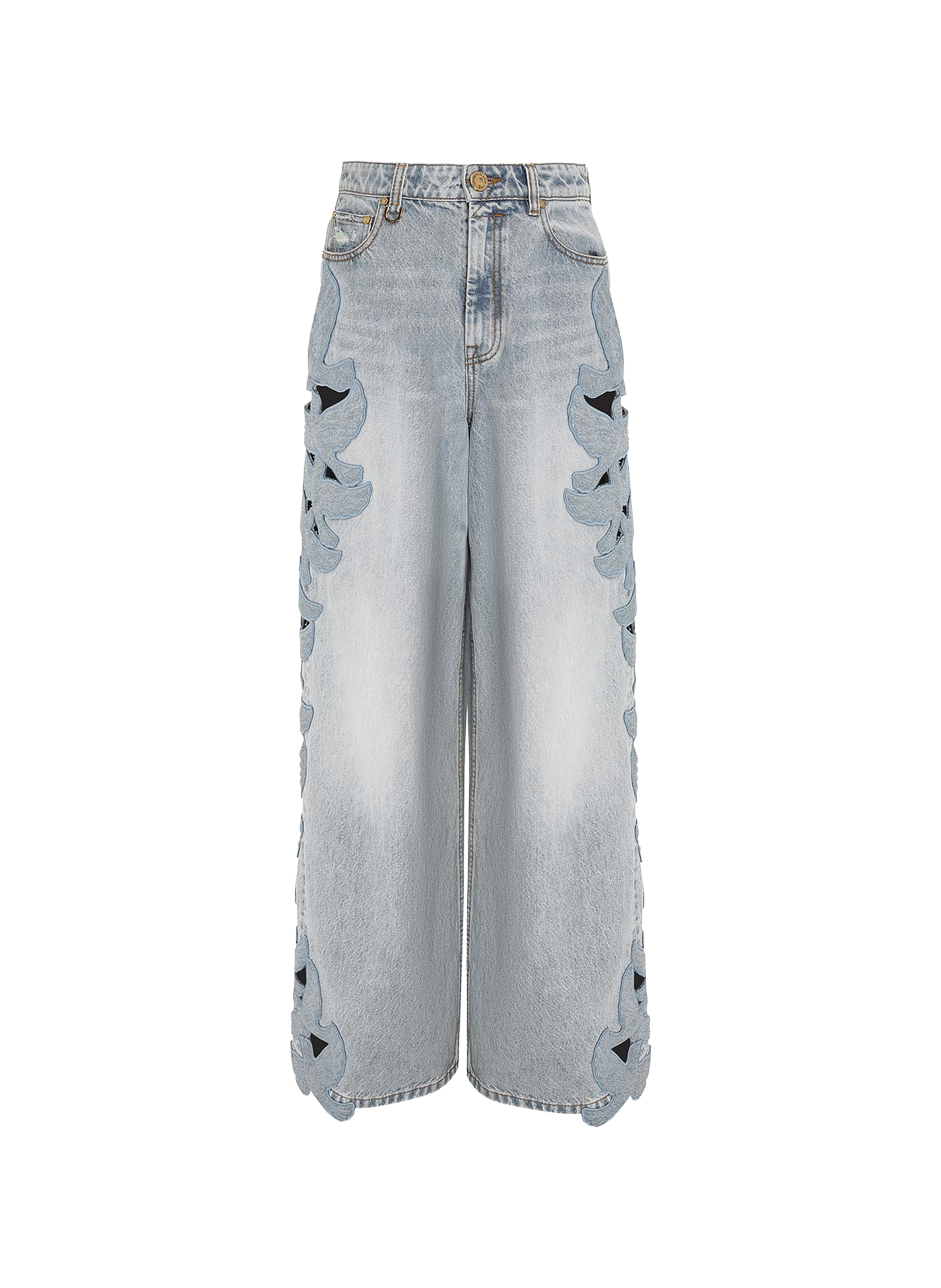 Wijde katoenen jeans ZIMMERMANN Blauw