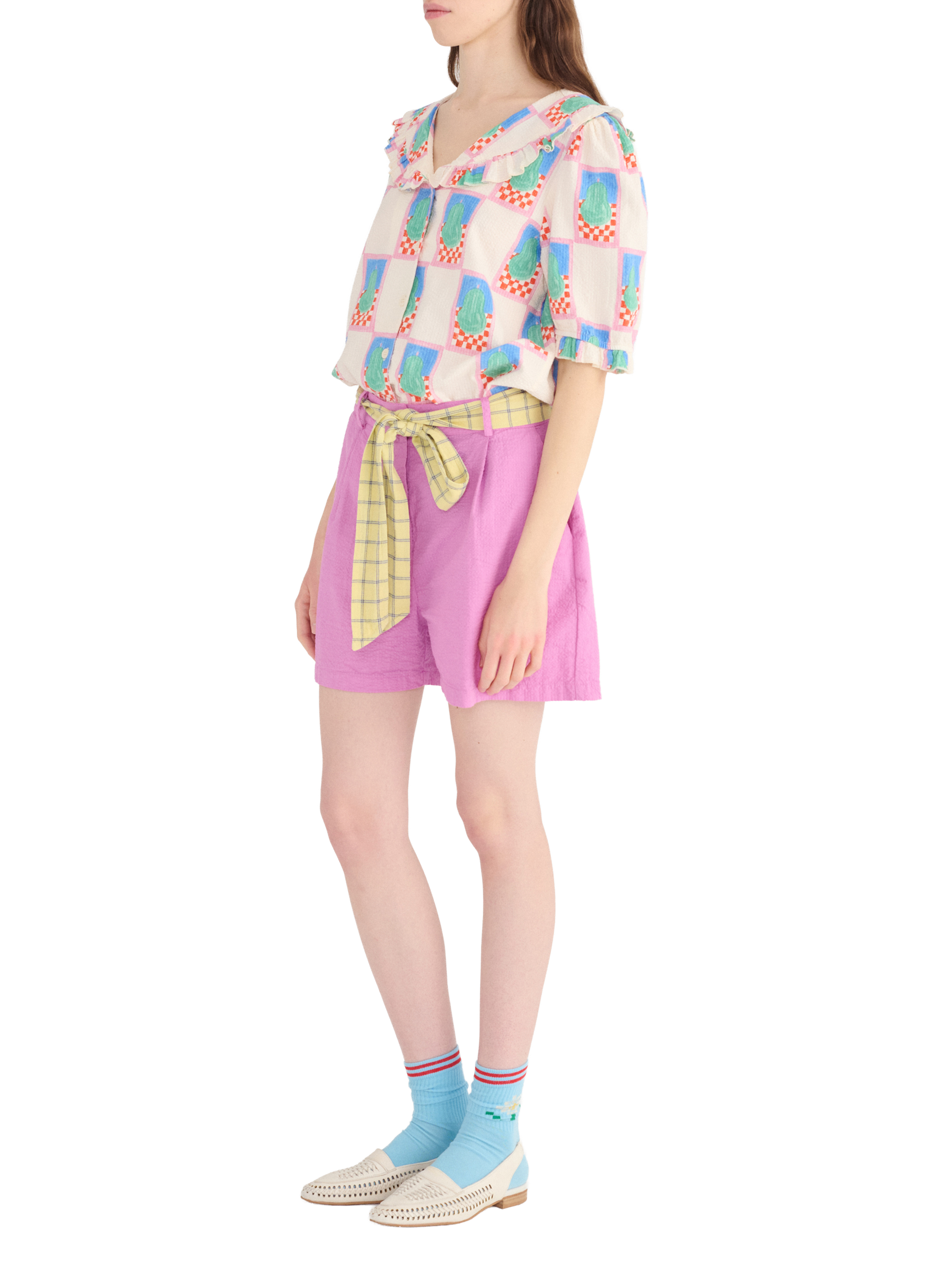 Simple Pear cotton shirt BOBO CHOSES Beige