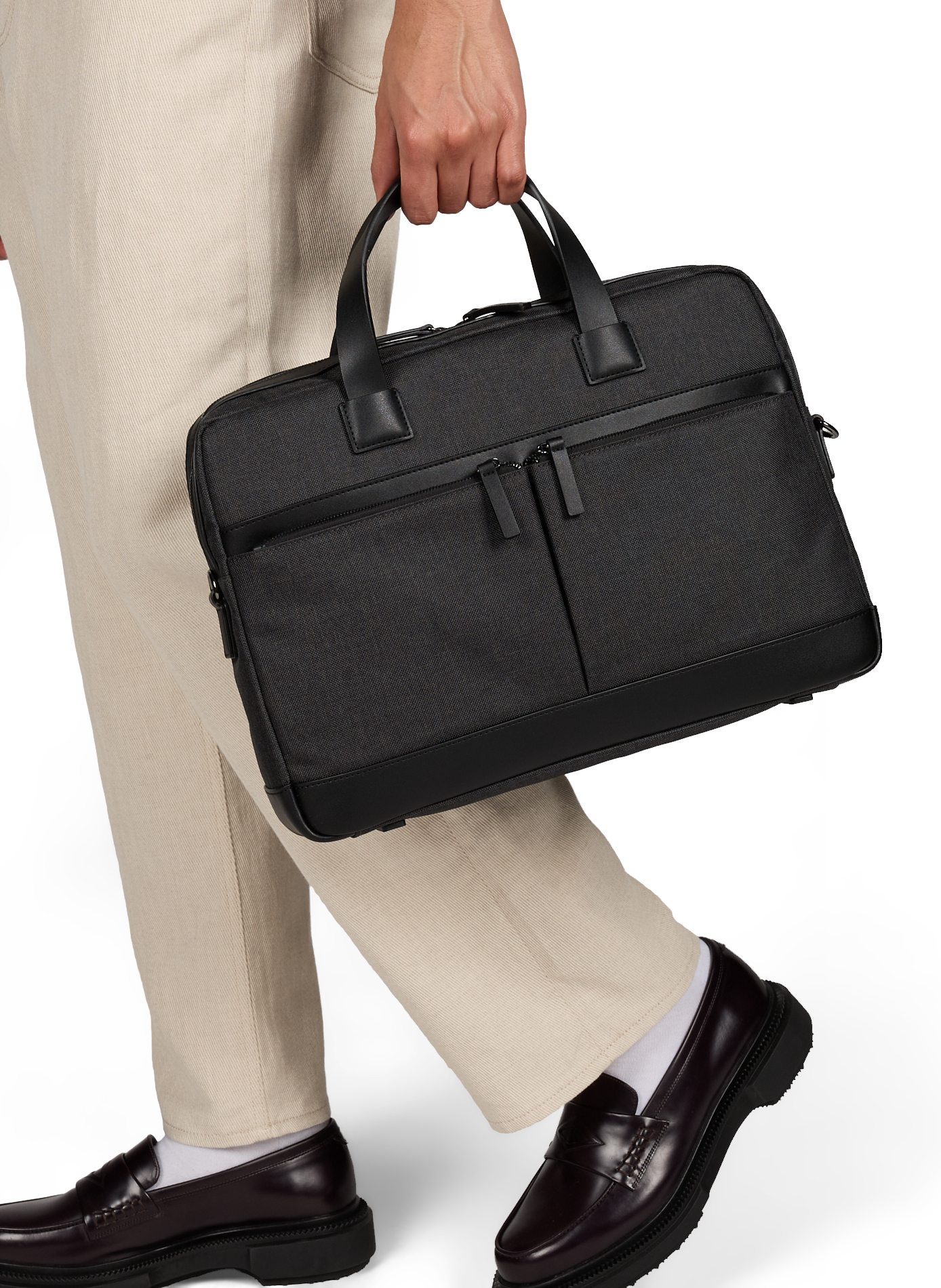 Denim document holder SAISON 1865 Grey