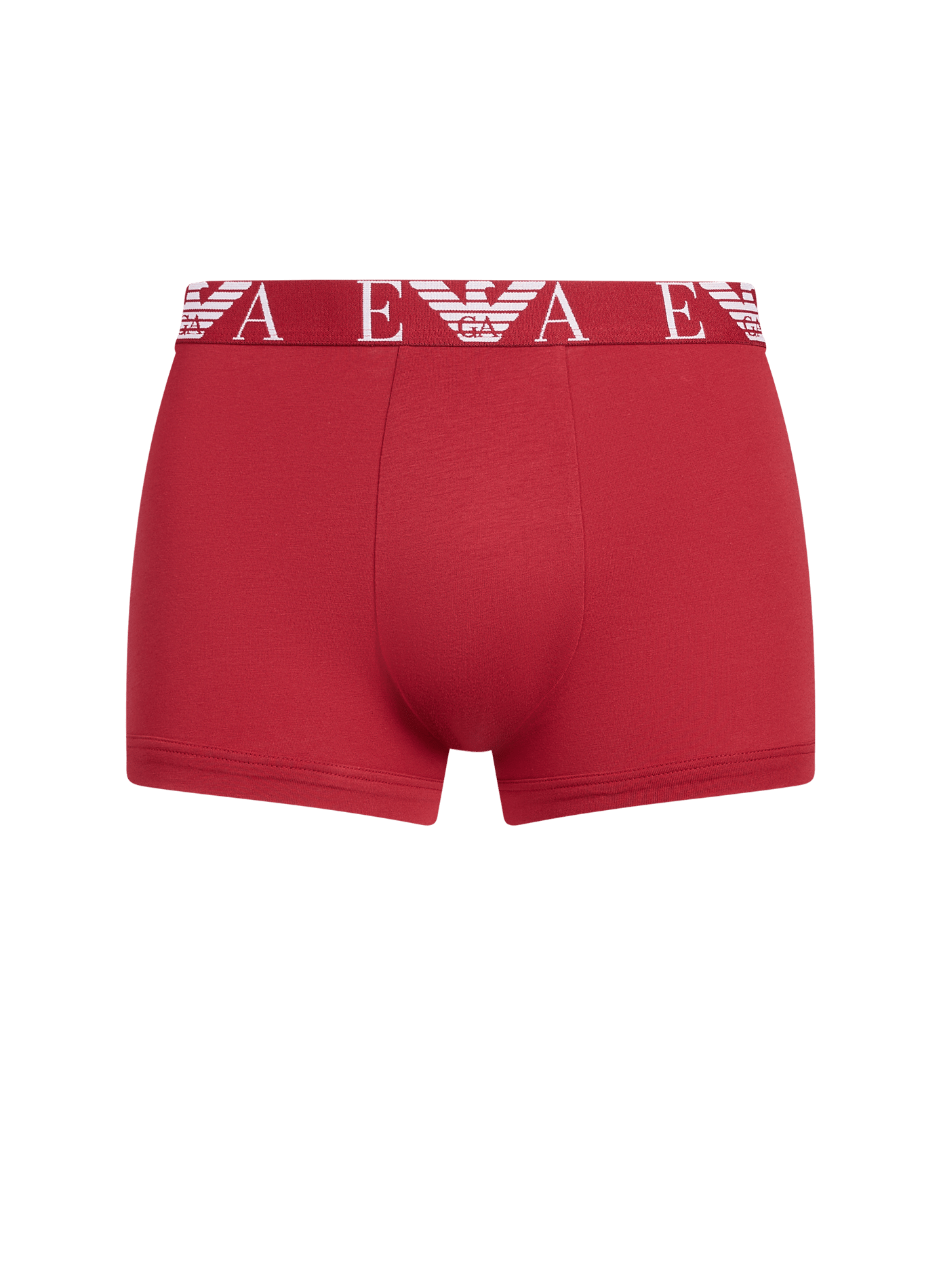 Set of 5 solid color boxer briefs in blended cotton EMPORIO ARMANI Multicolour