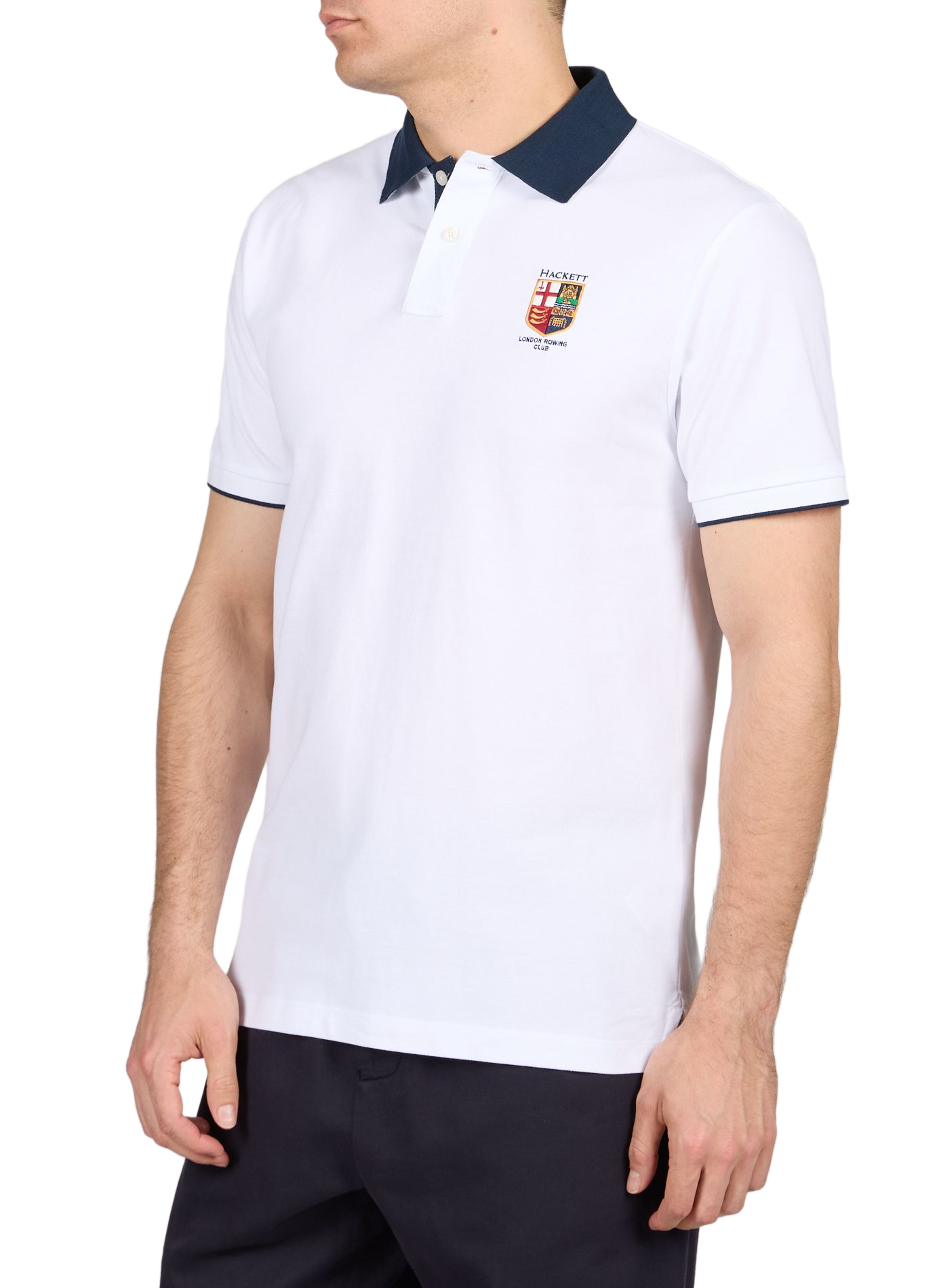 Polo en coton HACKETT Blanc