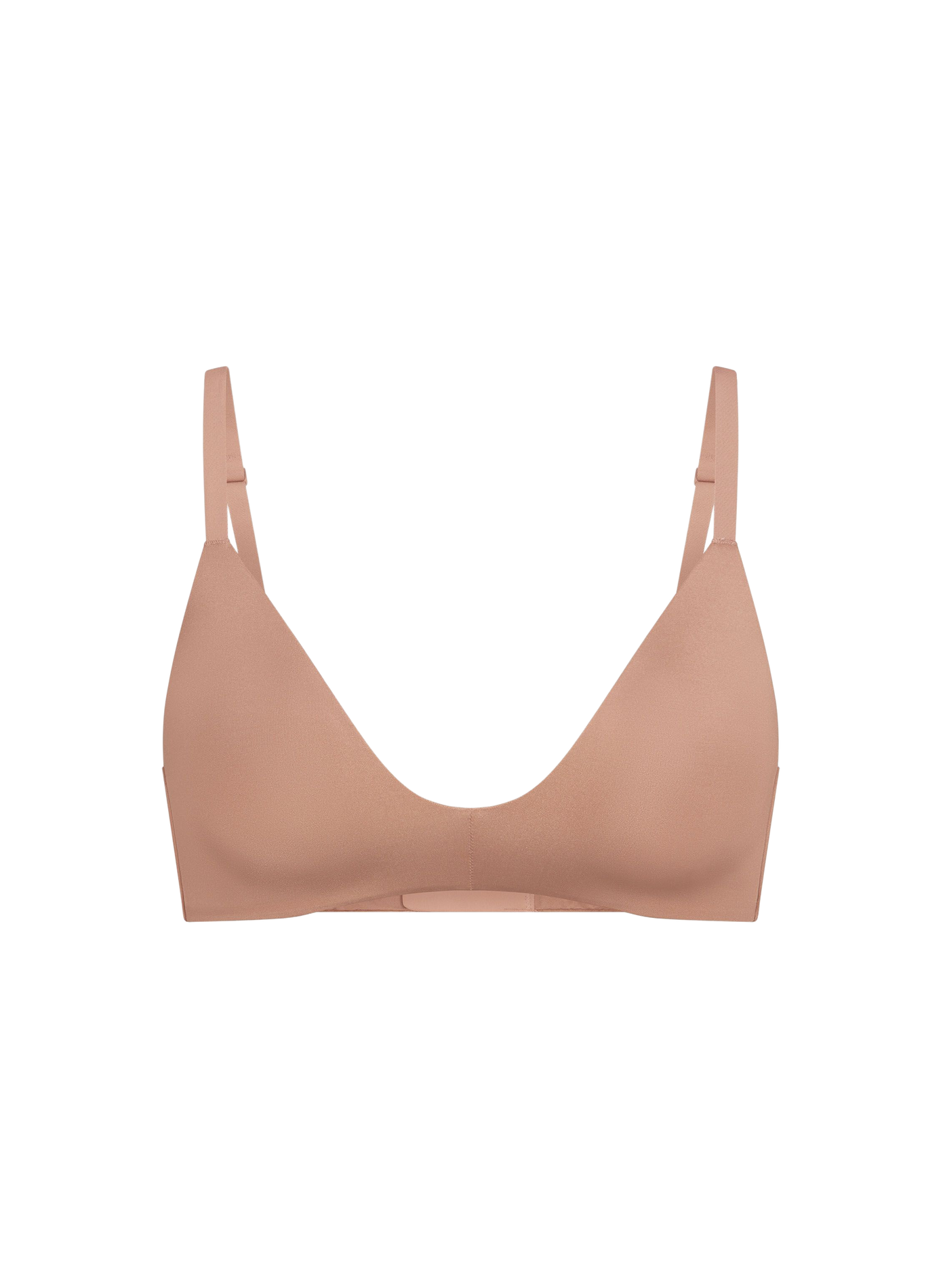 Wireless plain bra SKIMS Brown