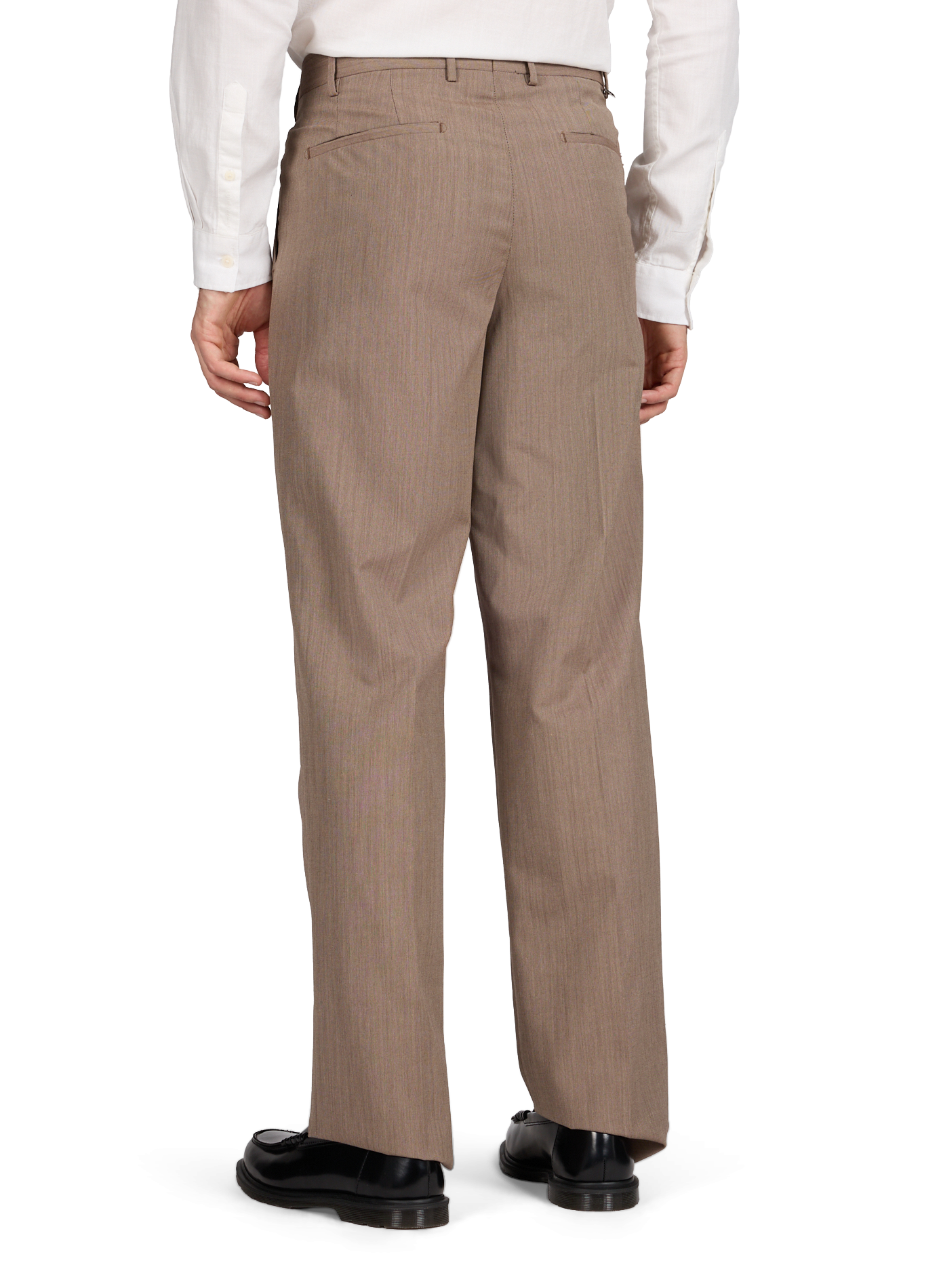 Pleated trousers in cotton and virgin wool PT01 No Color
