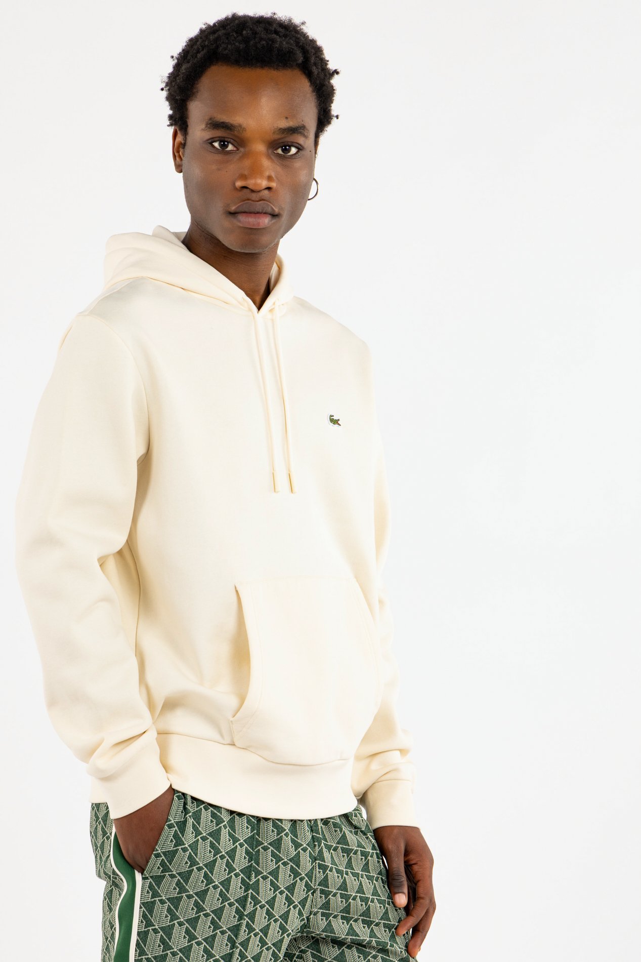 Hoodie LACOSTE Beige