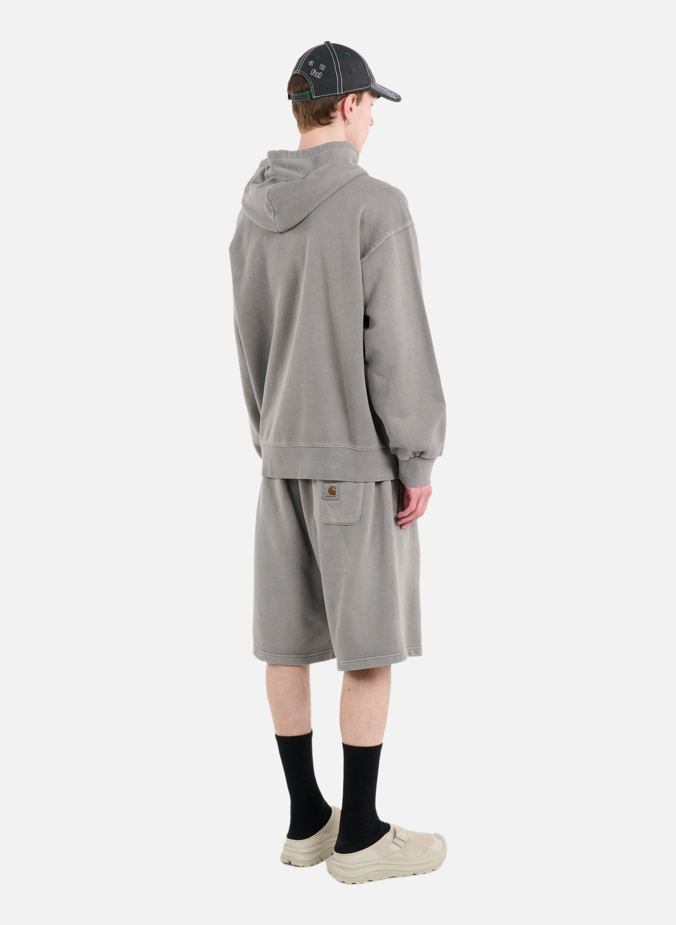 Hoodie zippé hooded nelson CARHARTT WIP Gris
