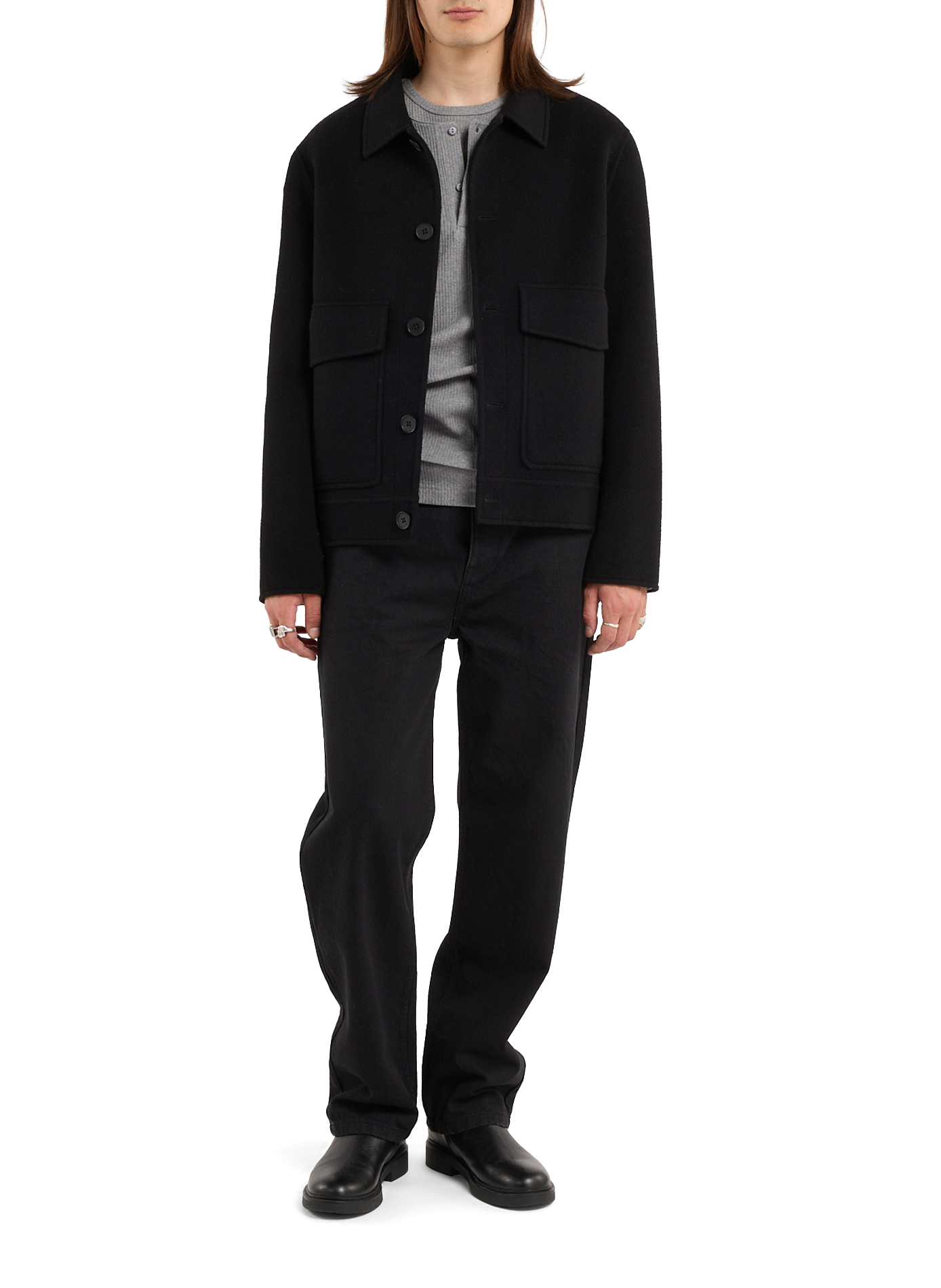 Veste Emy en laine  SAISON 1865 Noir