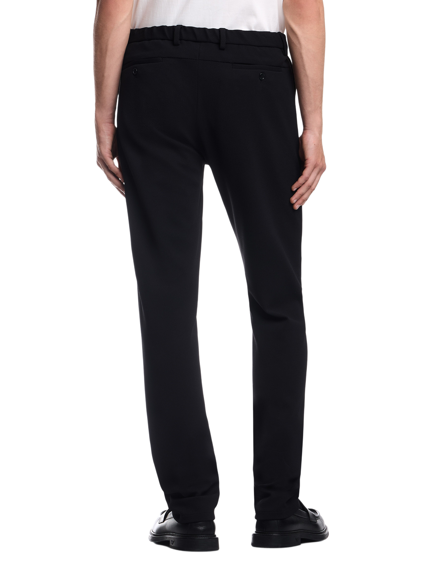 Plain trousers EMPORIO ARMANI Black